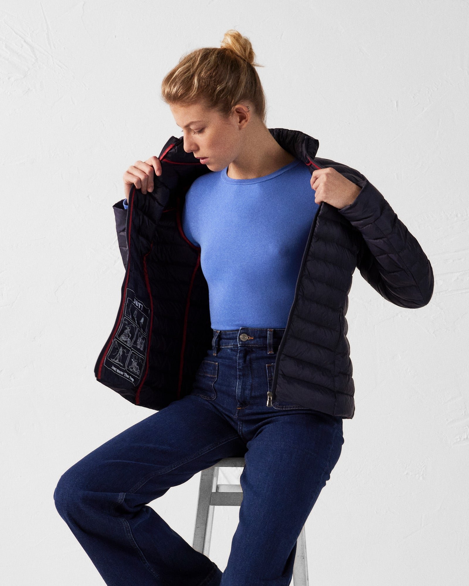 Lightweight down jacket JOTT Blue