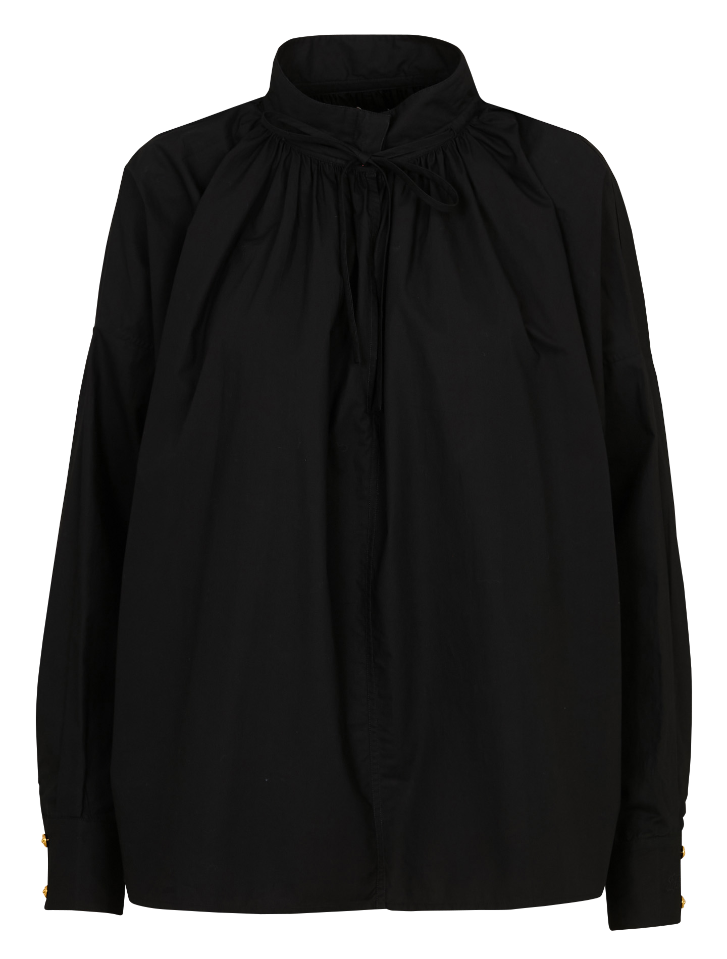 Weite Baumwollbluse LAURENCE BRAS Schwarz