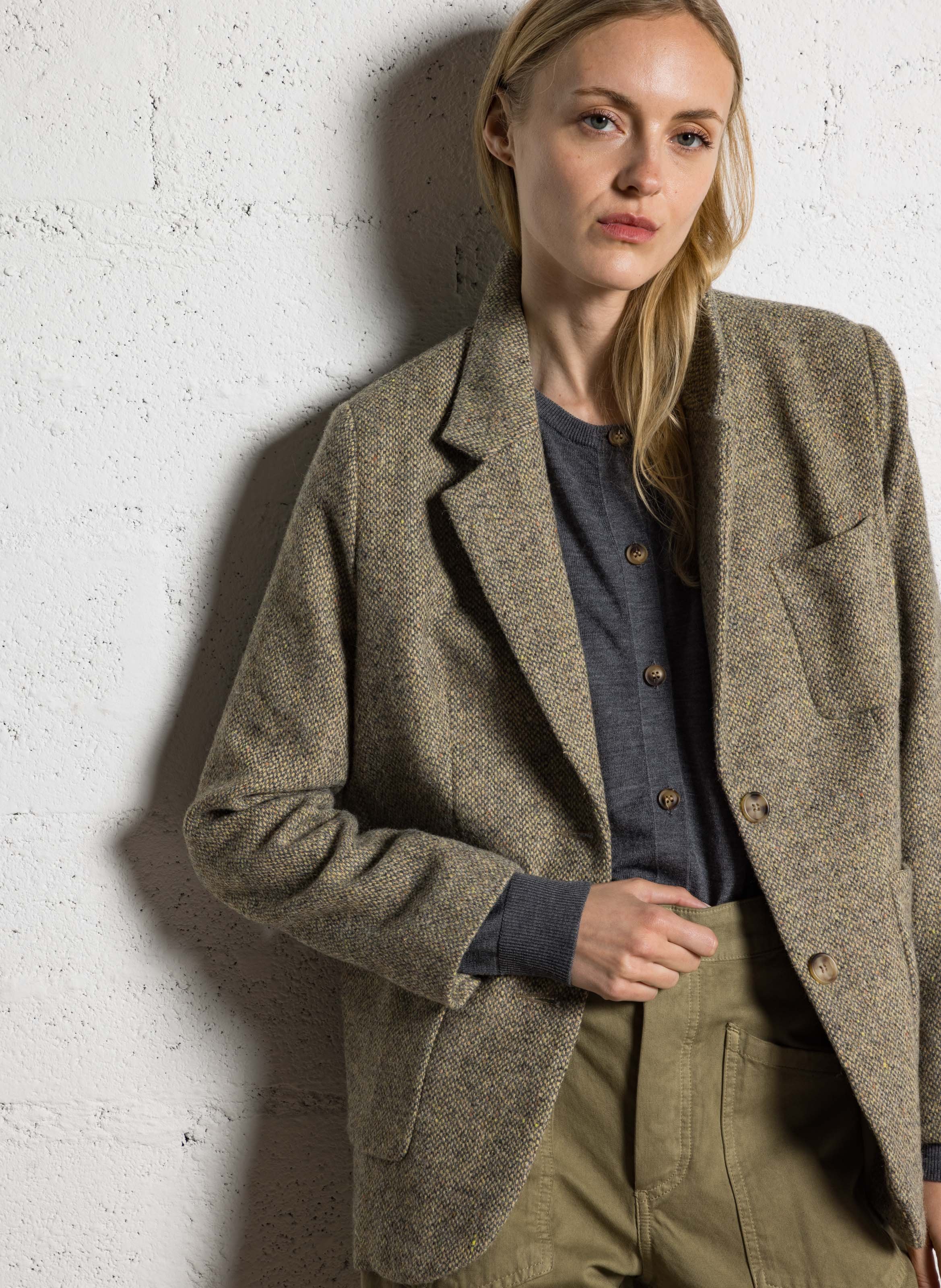 Anliegender Blazer JC SOPHIE Grun