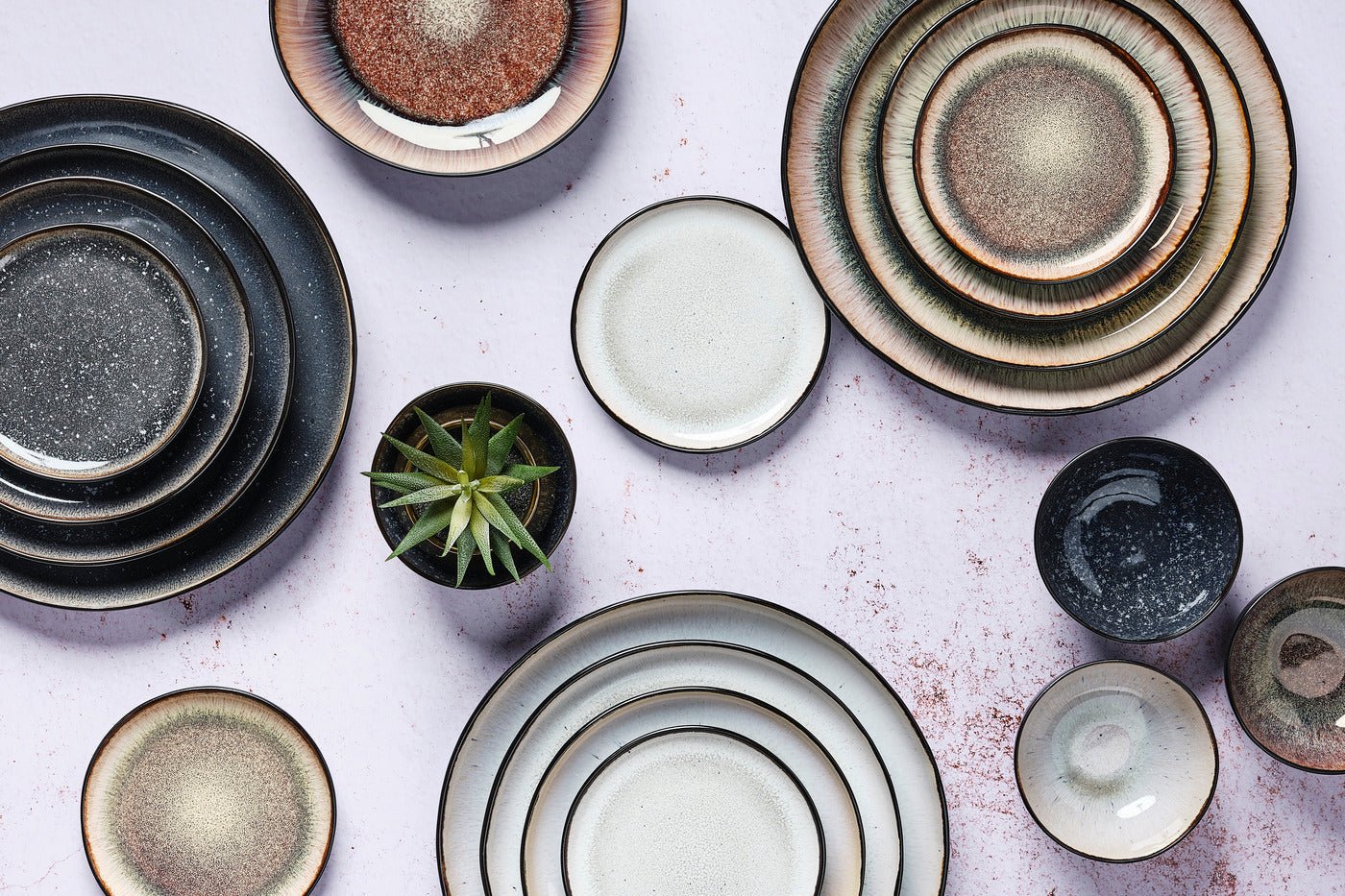 Service les essentiels iris - 18 pièces - bleu nuit BJORN Bleu