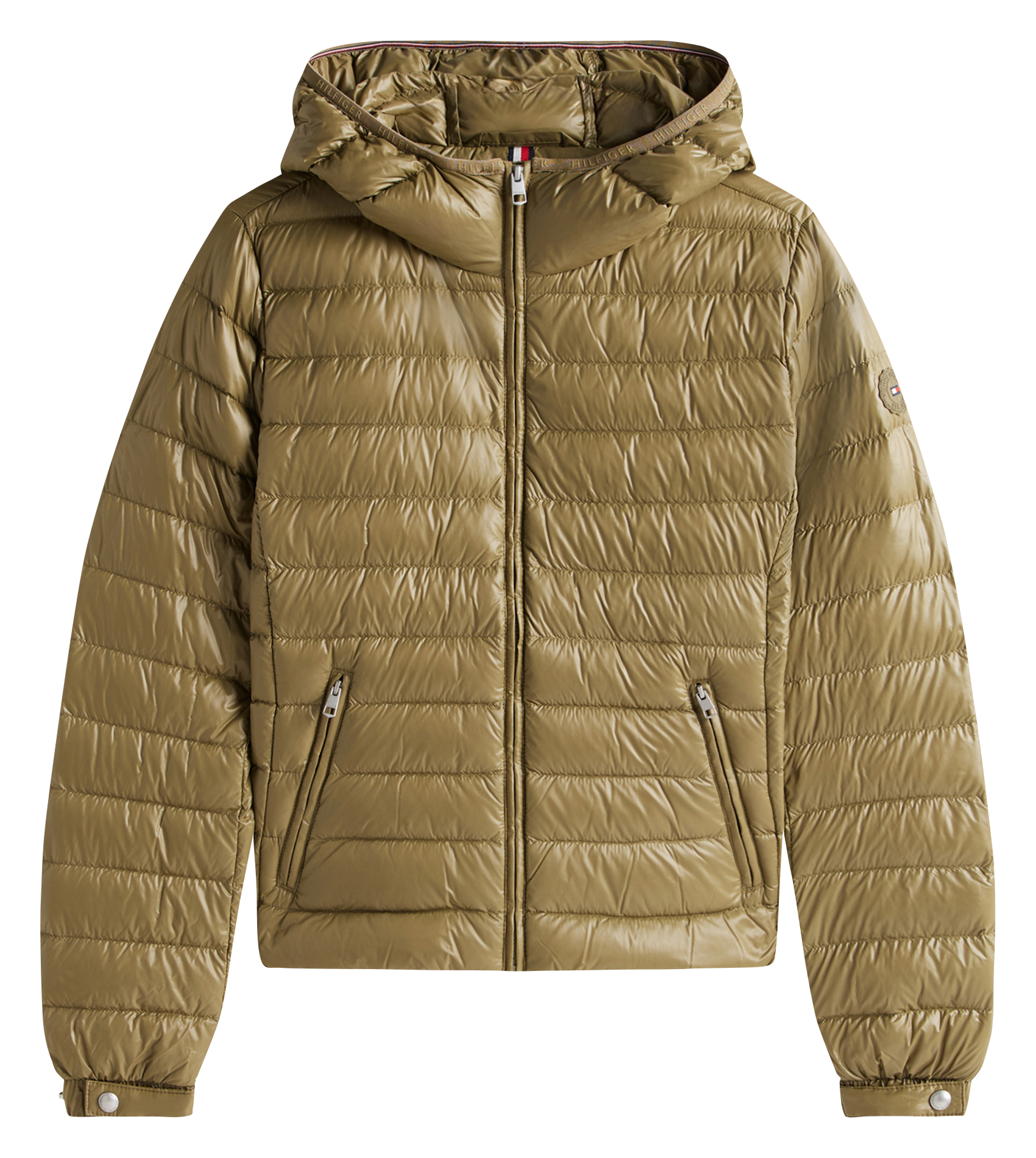 Doudoune col montant  TOMMY HILFIGER Kaki