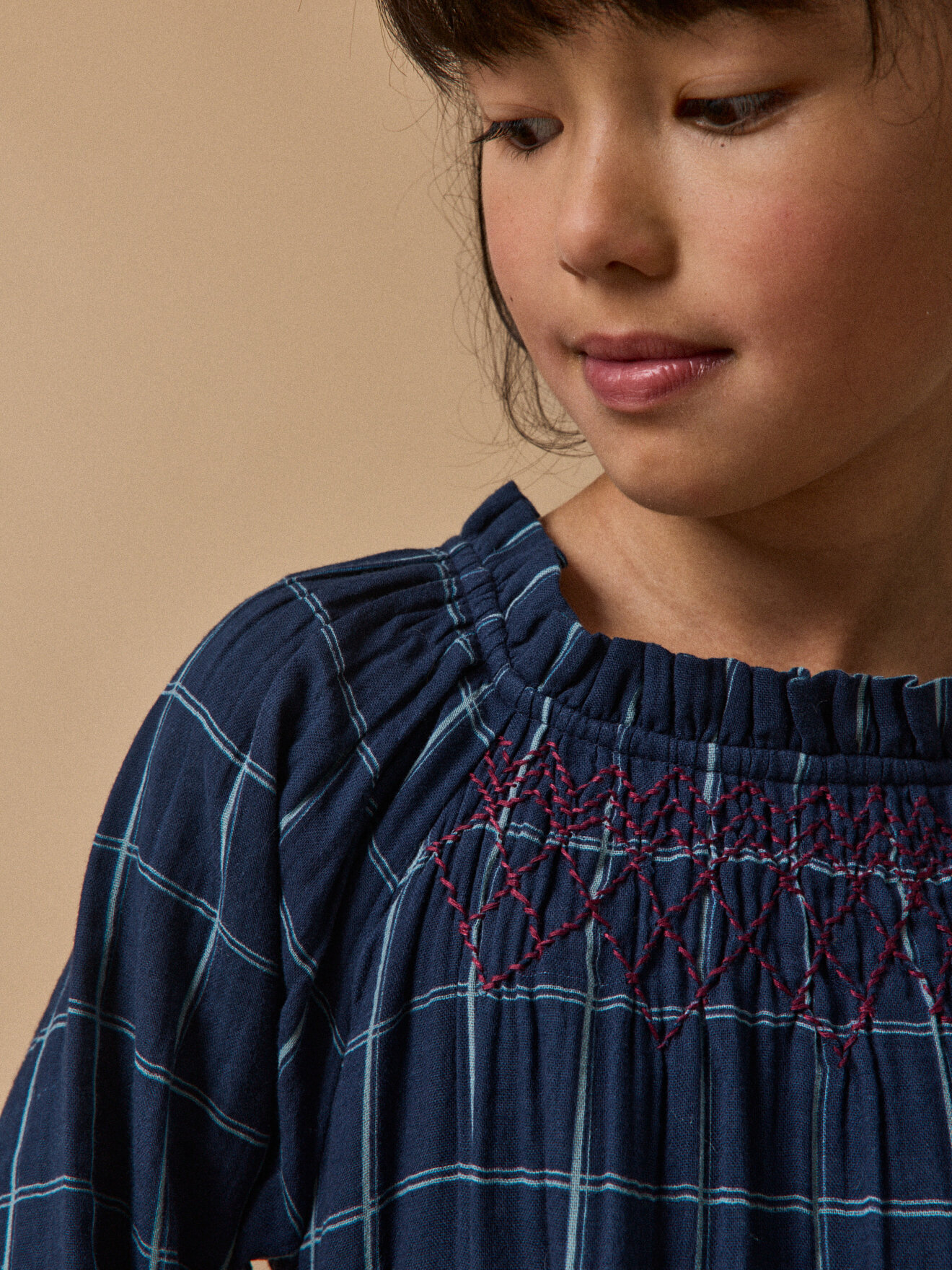 Double cotton gauze dress CYRILLUS Blue