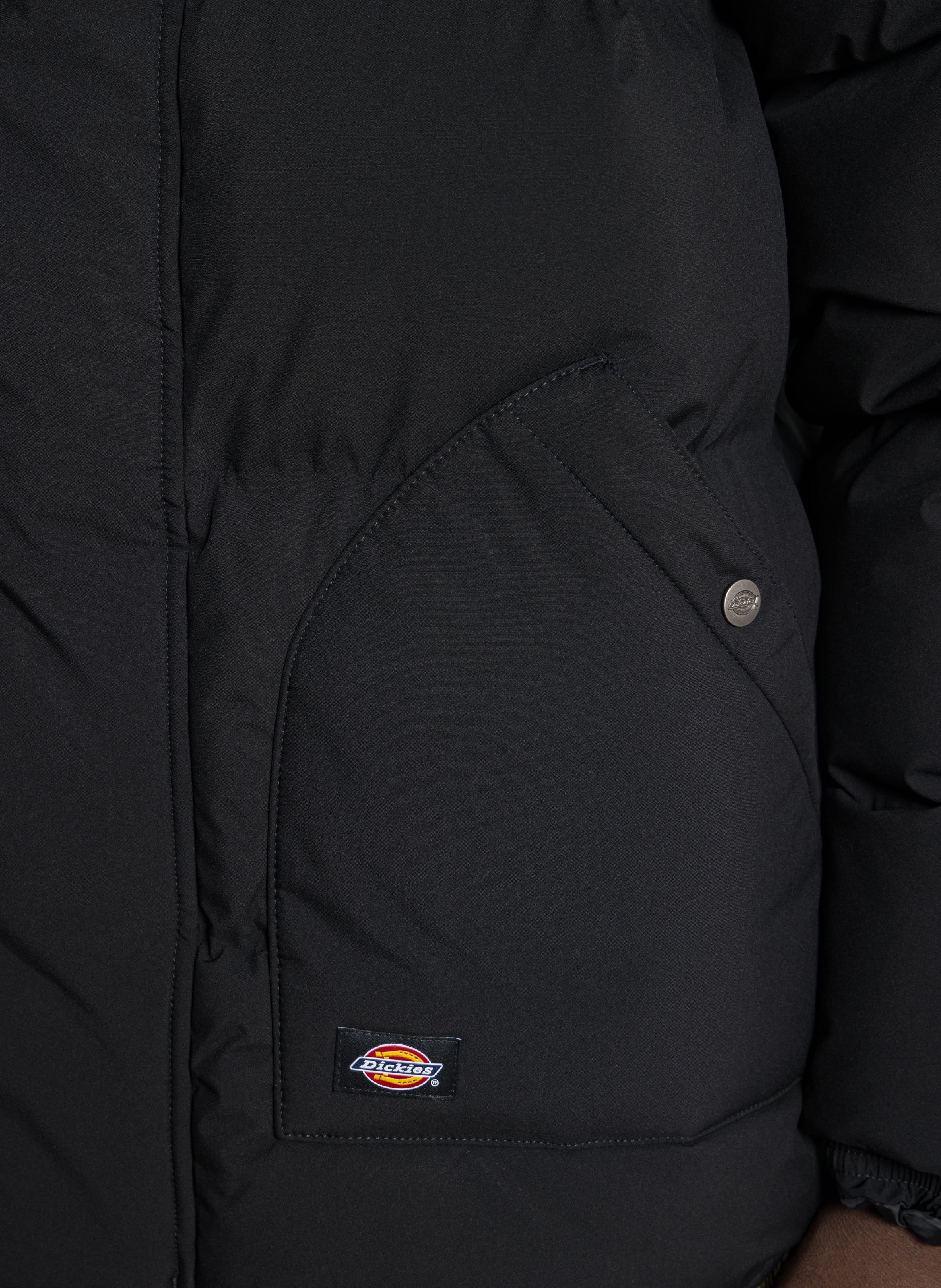 Recht donsjack met capuchon DICKIES Zwart