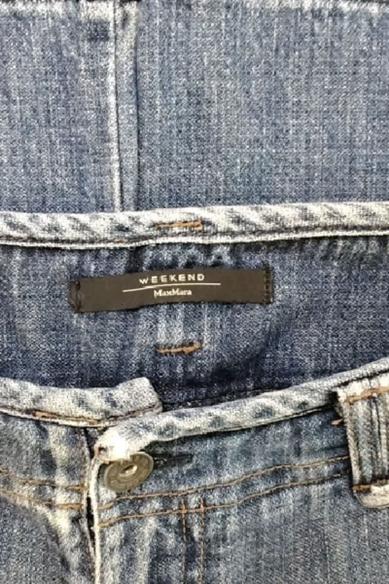 - Straight-leg jeans
- 5 pockets
- Straight cut
- Faded effect MAX MARA - Seconde Main Blue