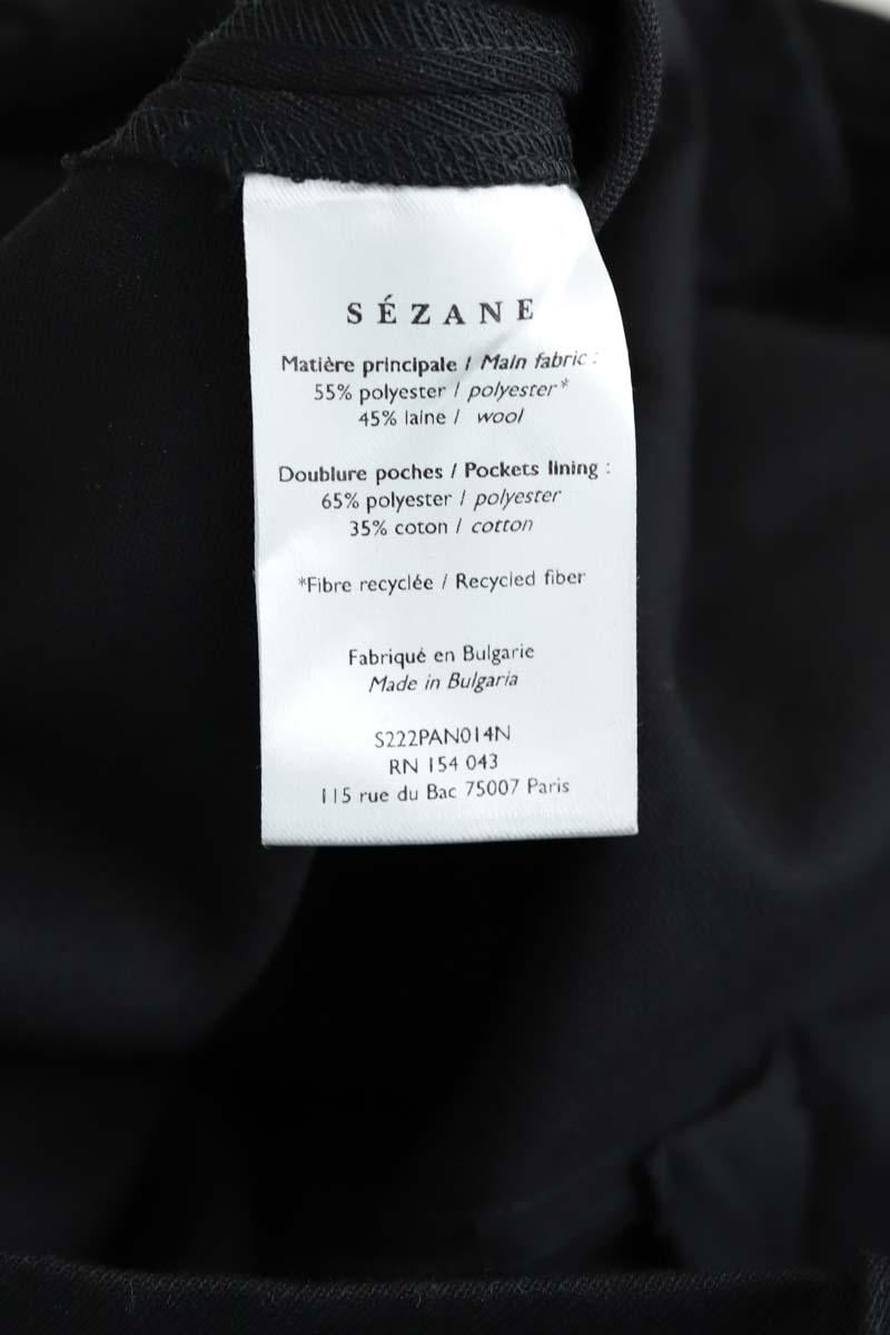 Carrot trousers SEZANE - Seconde main Black