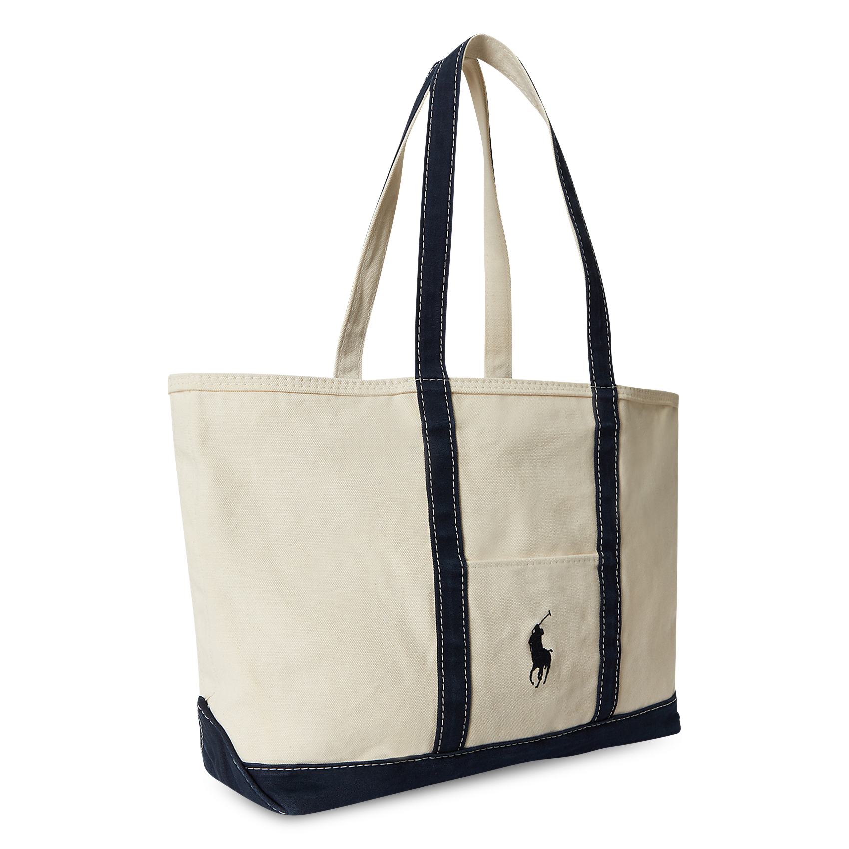 Schultertasche aus Baumwolle POLO RALPH LAUREN Beige