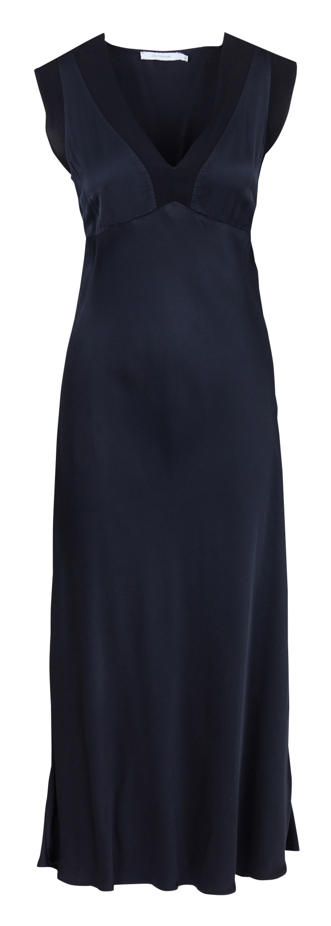 Robe longue col V LA FEE MARABOUTEE Bleu