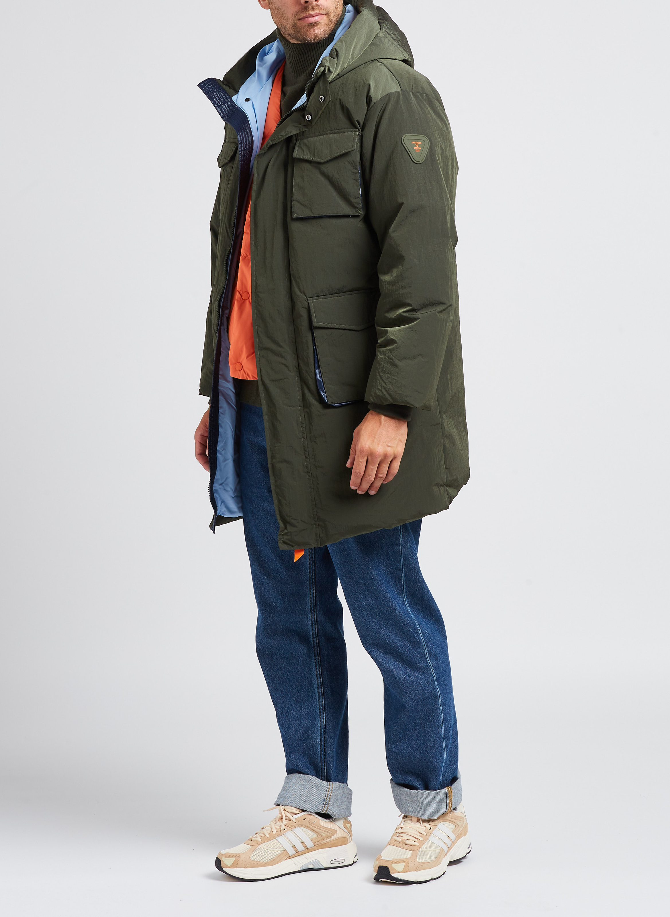 Manteau matelassé à capuche  GERTRUDE Vert