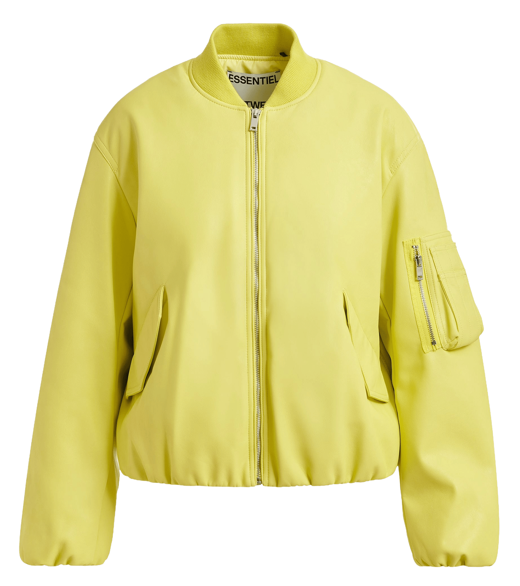 Varsity-collar jacket ESSENTIEL ANTWERP Yellow