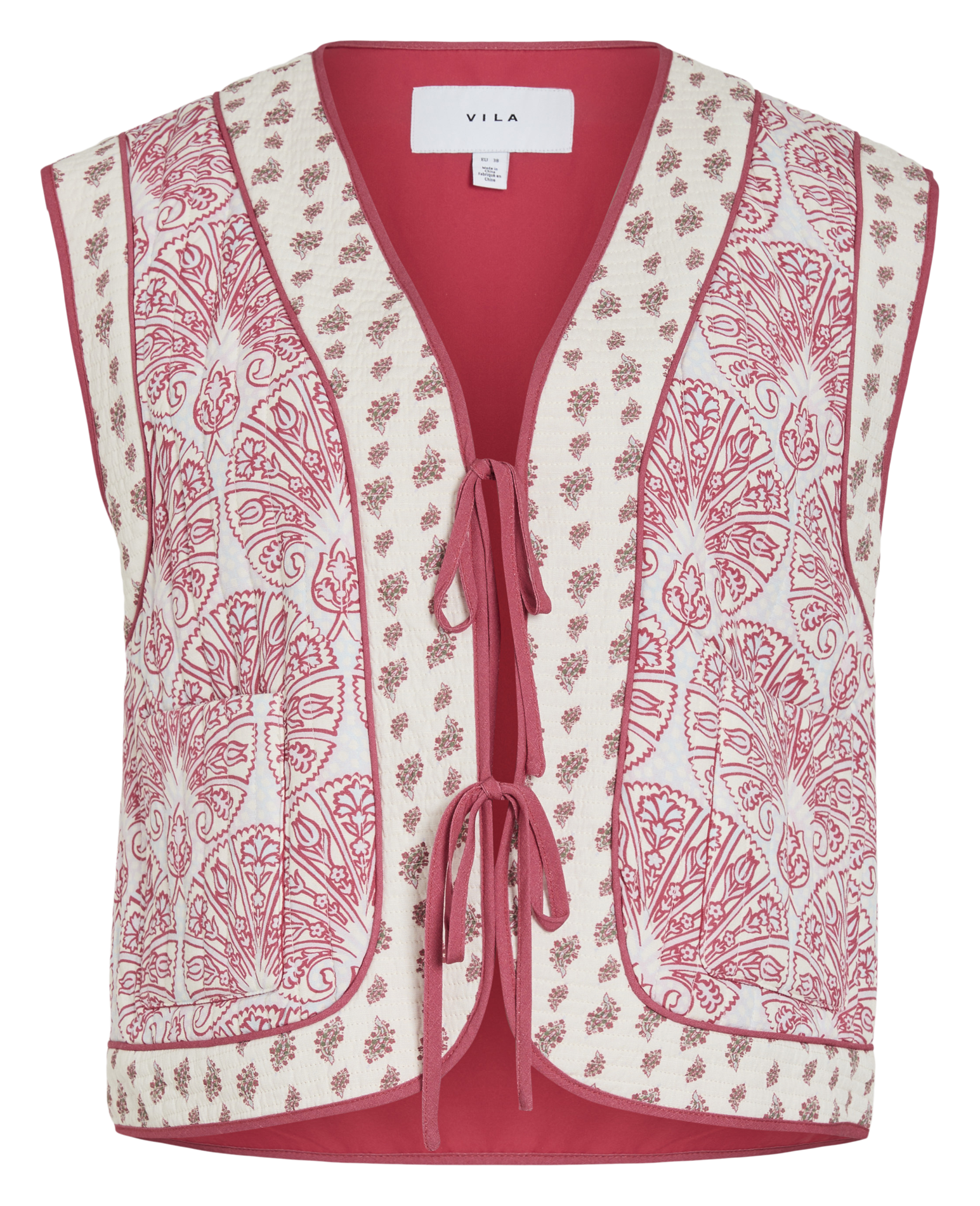 Veste matelassée imprimée VILA Gris