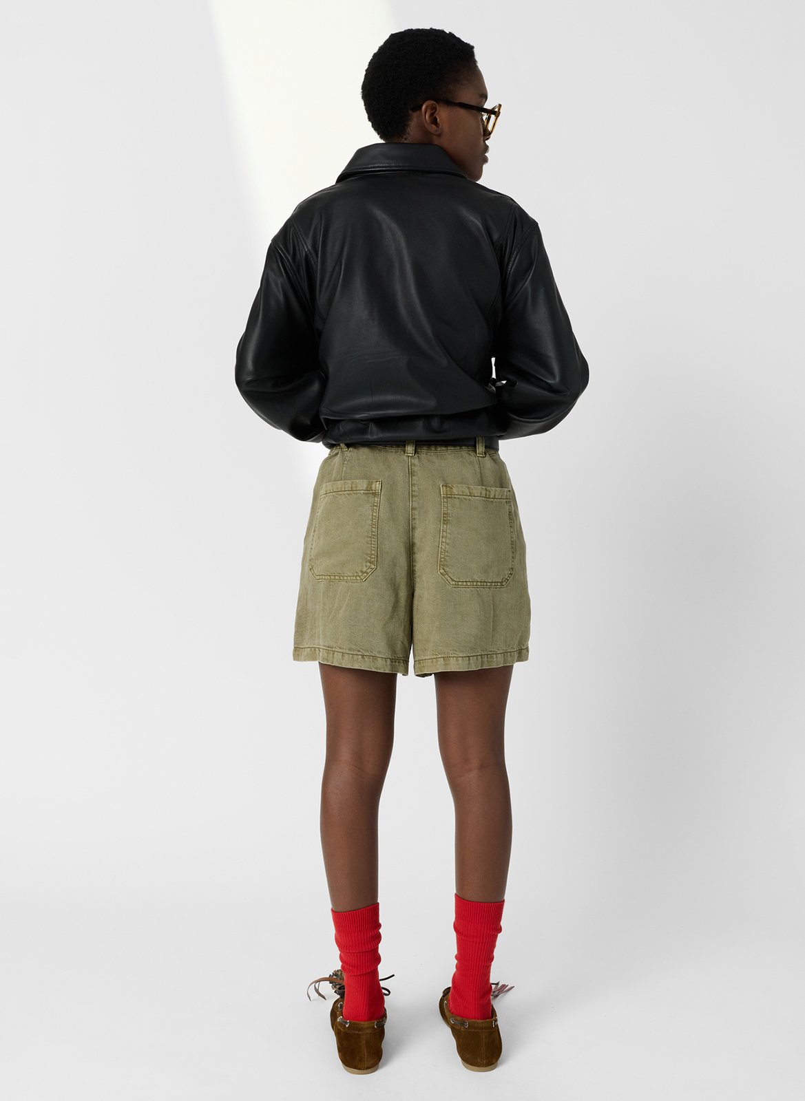 Straight shorts GERARD DAREL Khaki