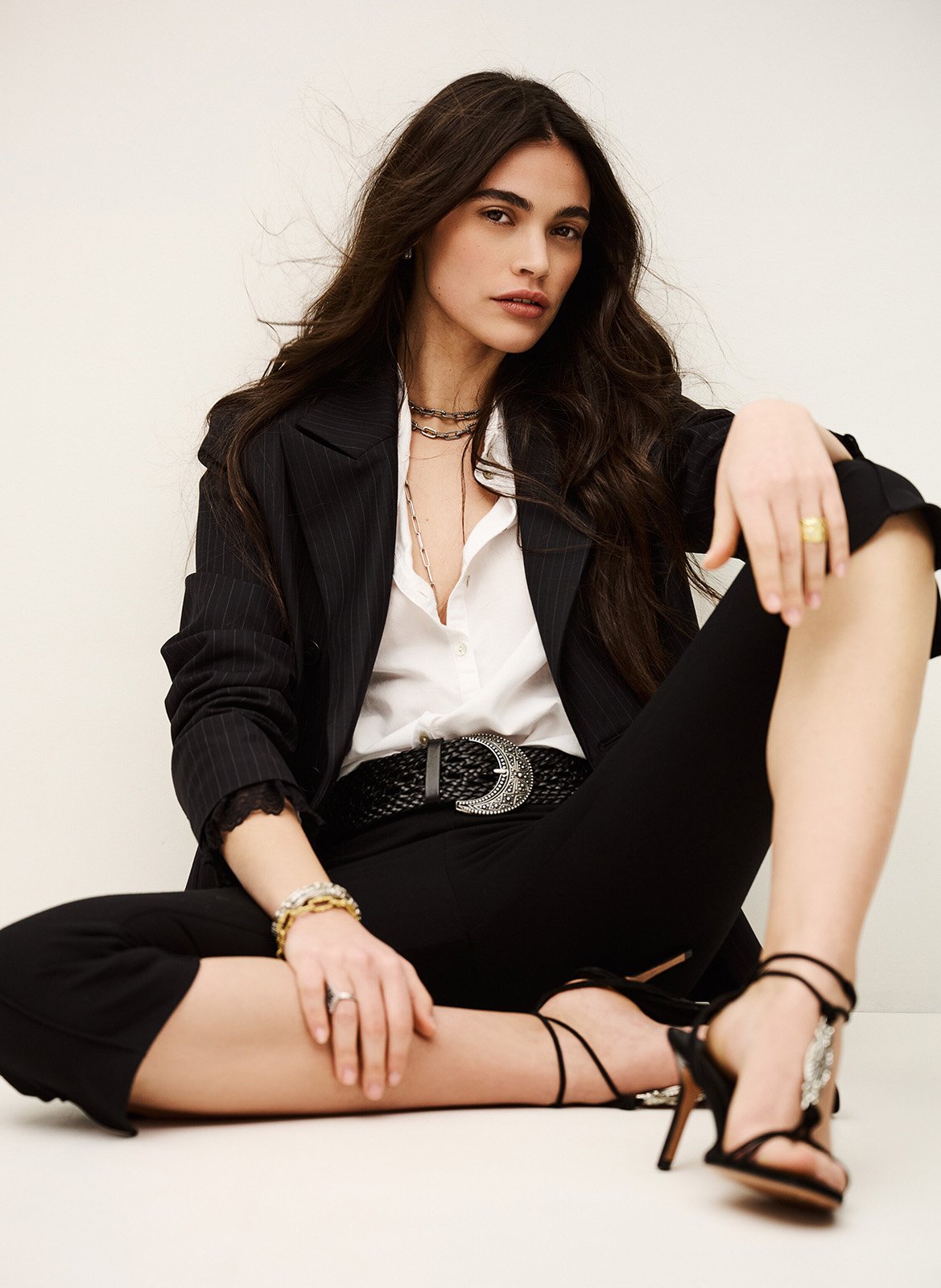 Veste col tailleur BA&SH Bleu