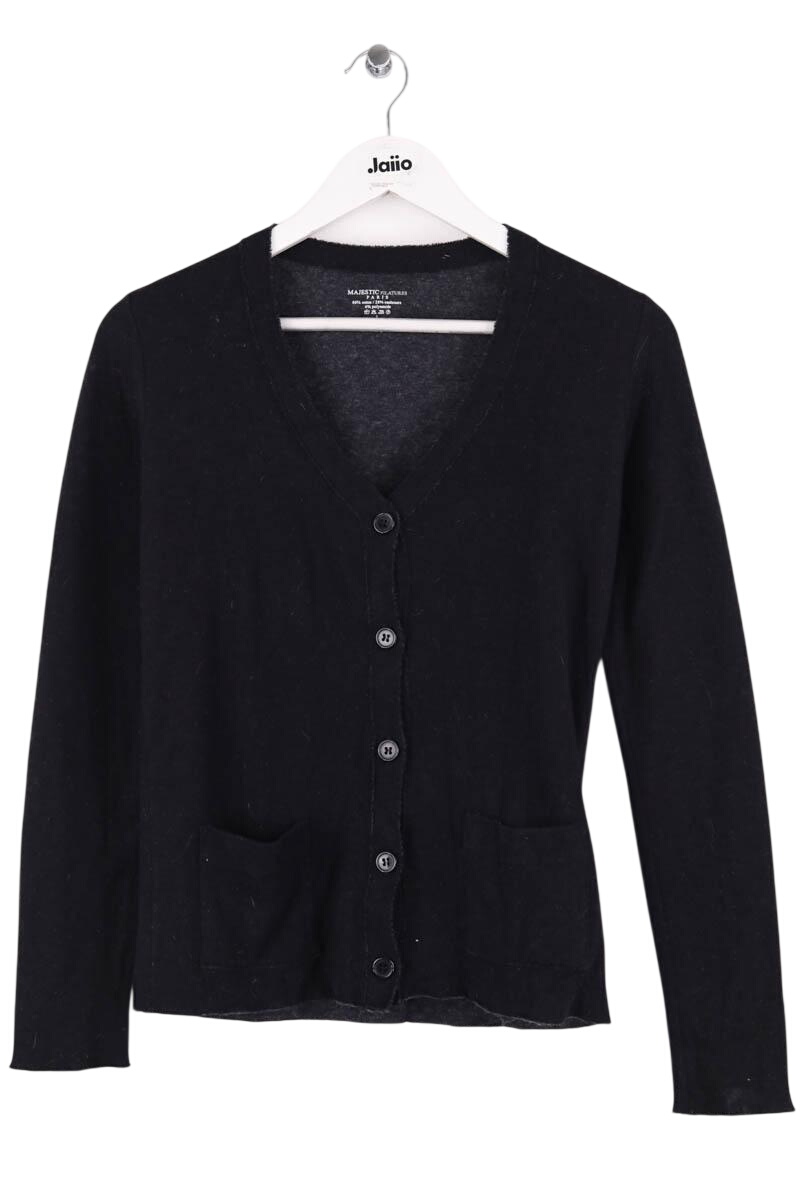 Wrap over top MAJESTIC FILATURES - SECONDE MAIN Black