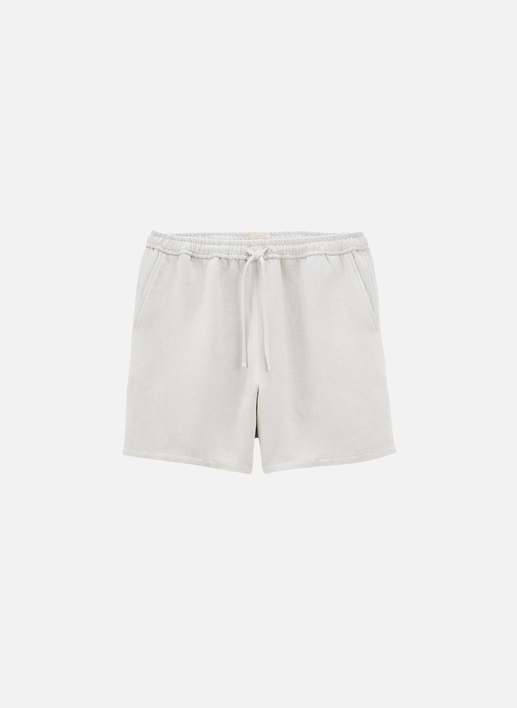 Elasticized shorts MALIBU LIGHT GREY Noyoco Grey