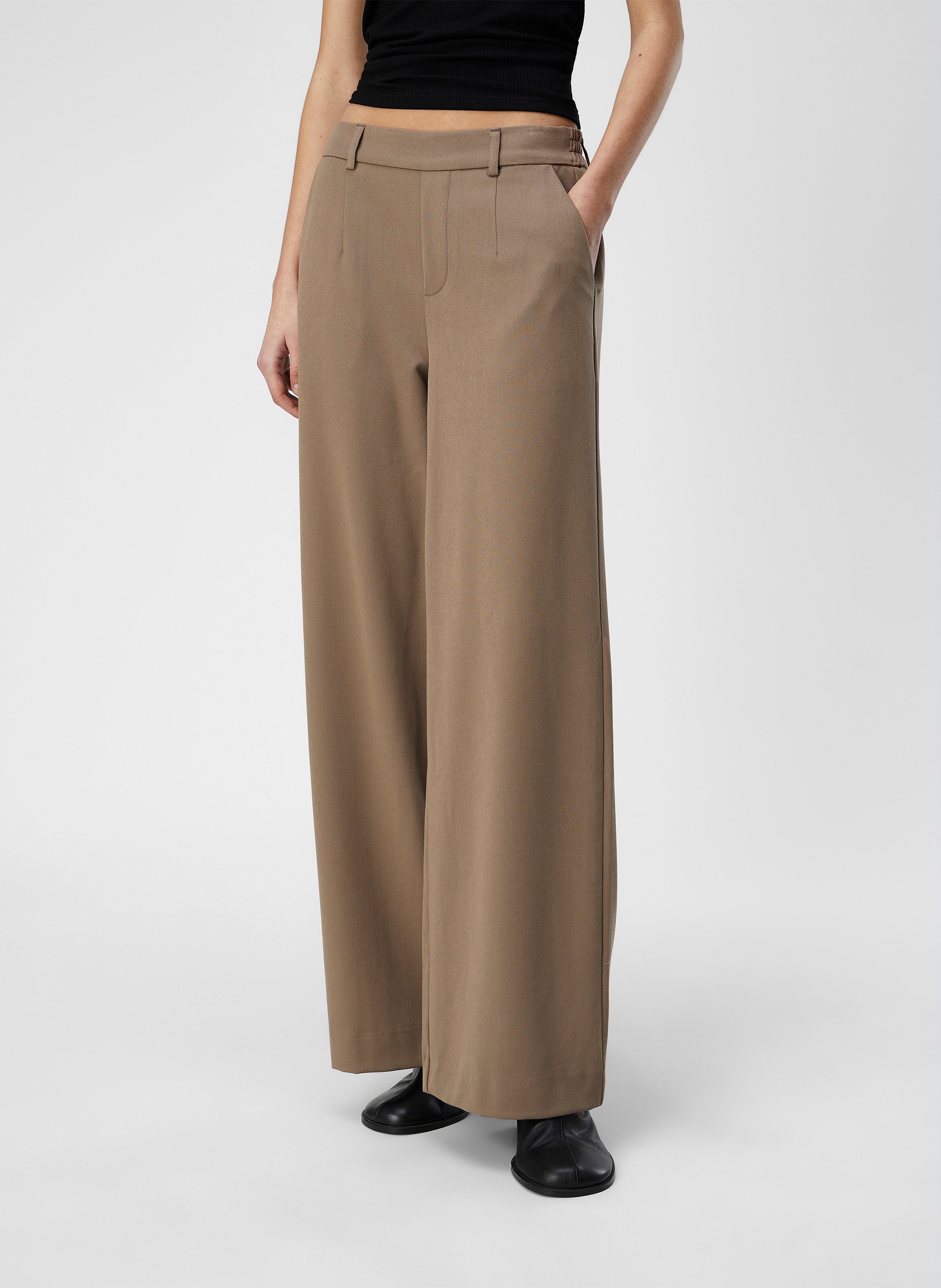 Fluid trousers with pleats OBJECT