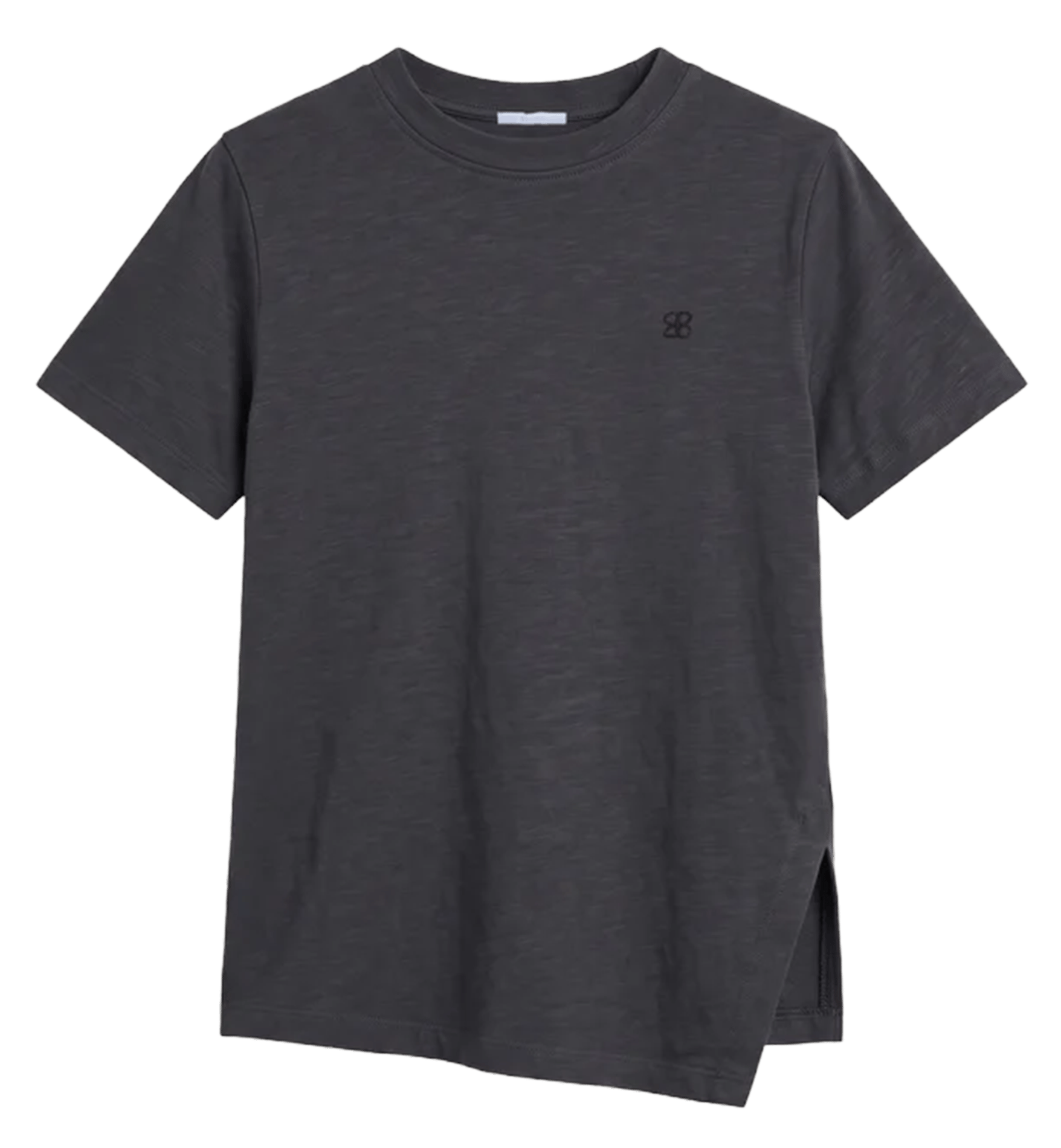 Angepasstes T-Shirt aus Bio-Baumwolle BY BAR Schwarz