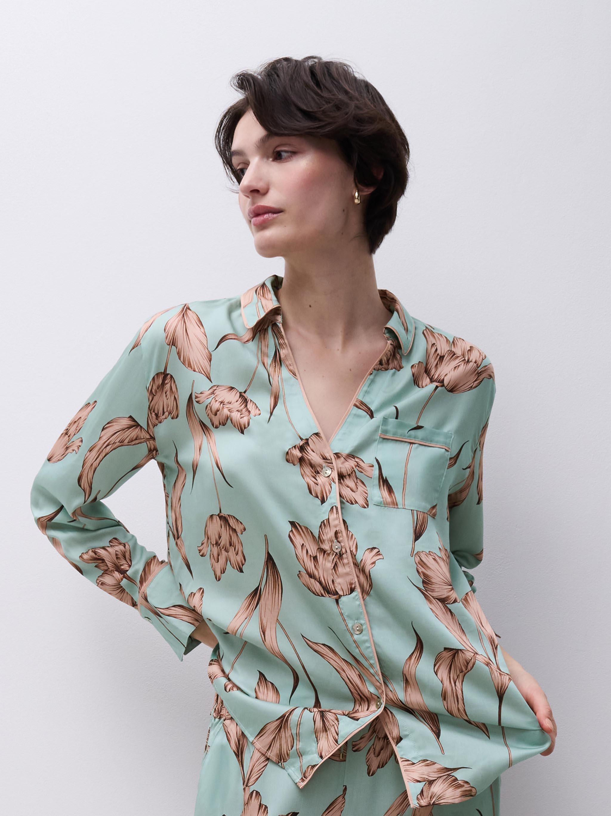 Long-sleeved shirt CHANTELLE Blue