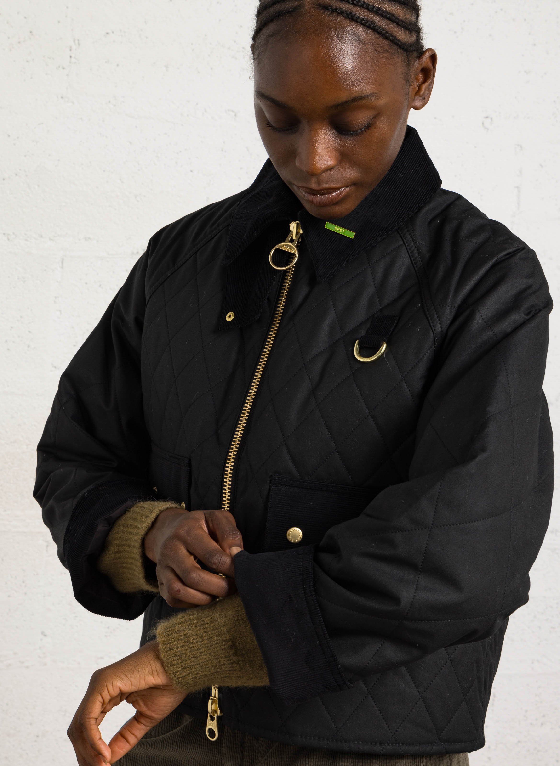 Steppjacke aus Baumwolle BARBOUR Schwarz