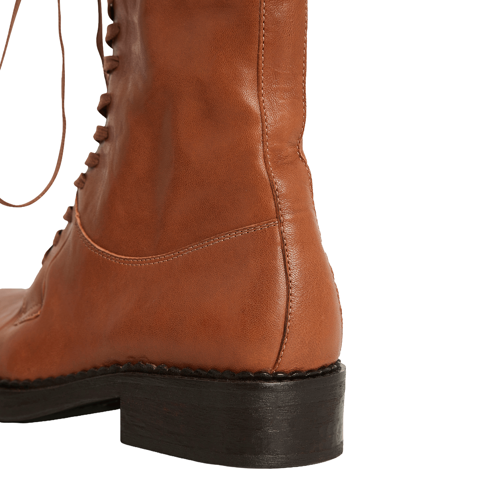 Schnürstiefel aus Leder | Braun COTELAC ACOTE Damen