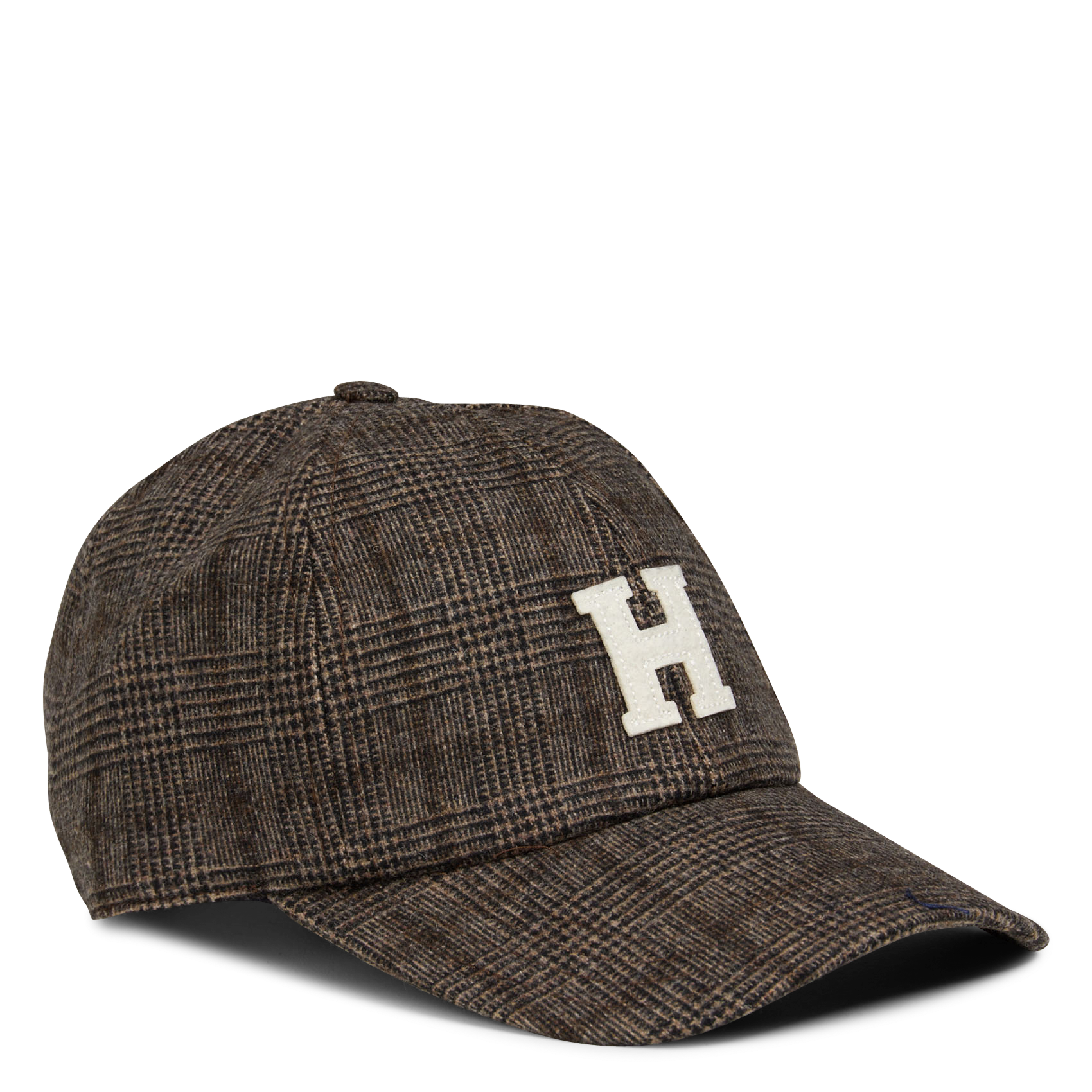Casquette imprimée en laine mélangée HARTFORD Marron
