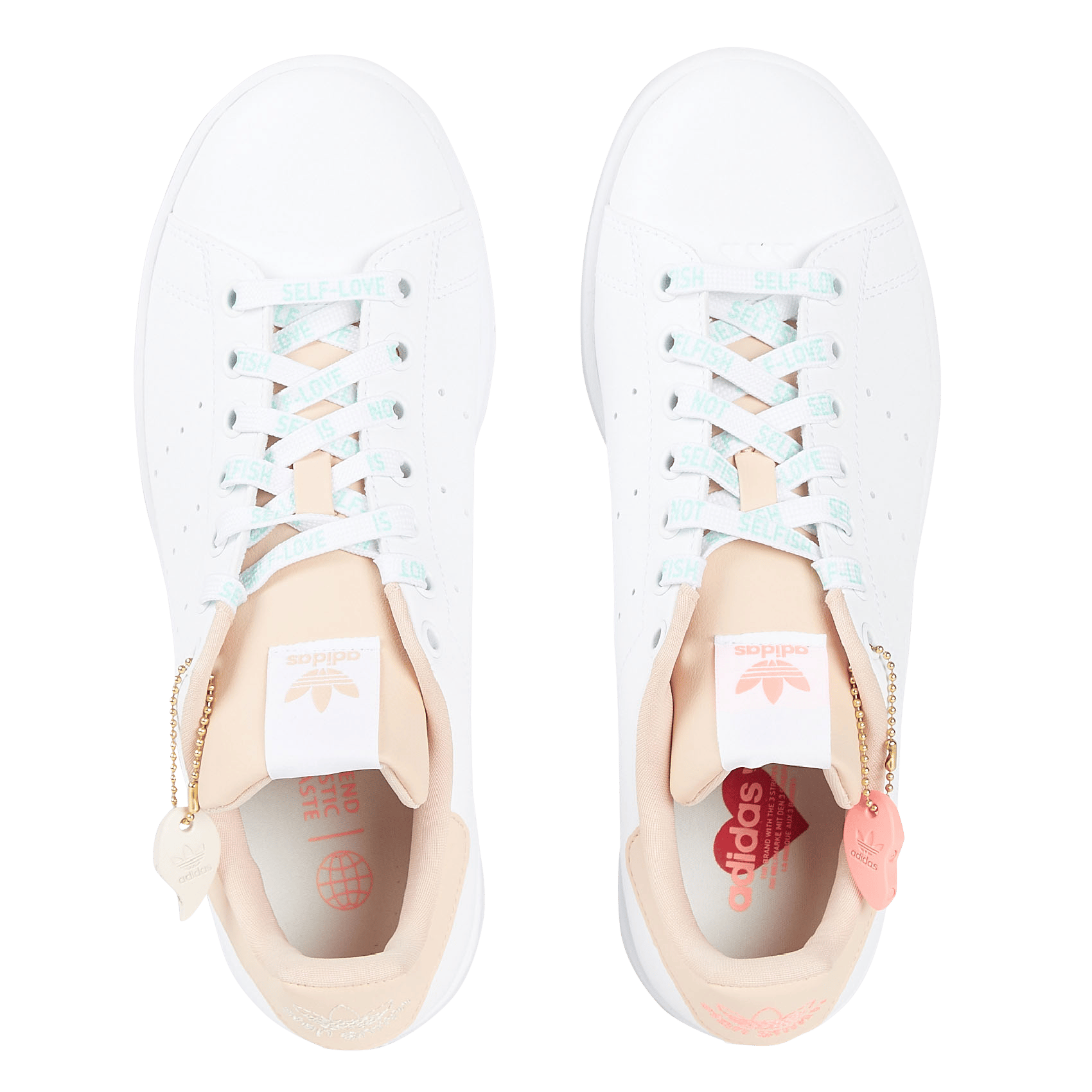 Adidas Stan Smith W Ftwwht/halblu/acired Adidas - Donna | Place des  Tendances
