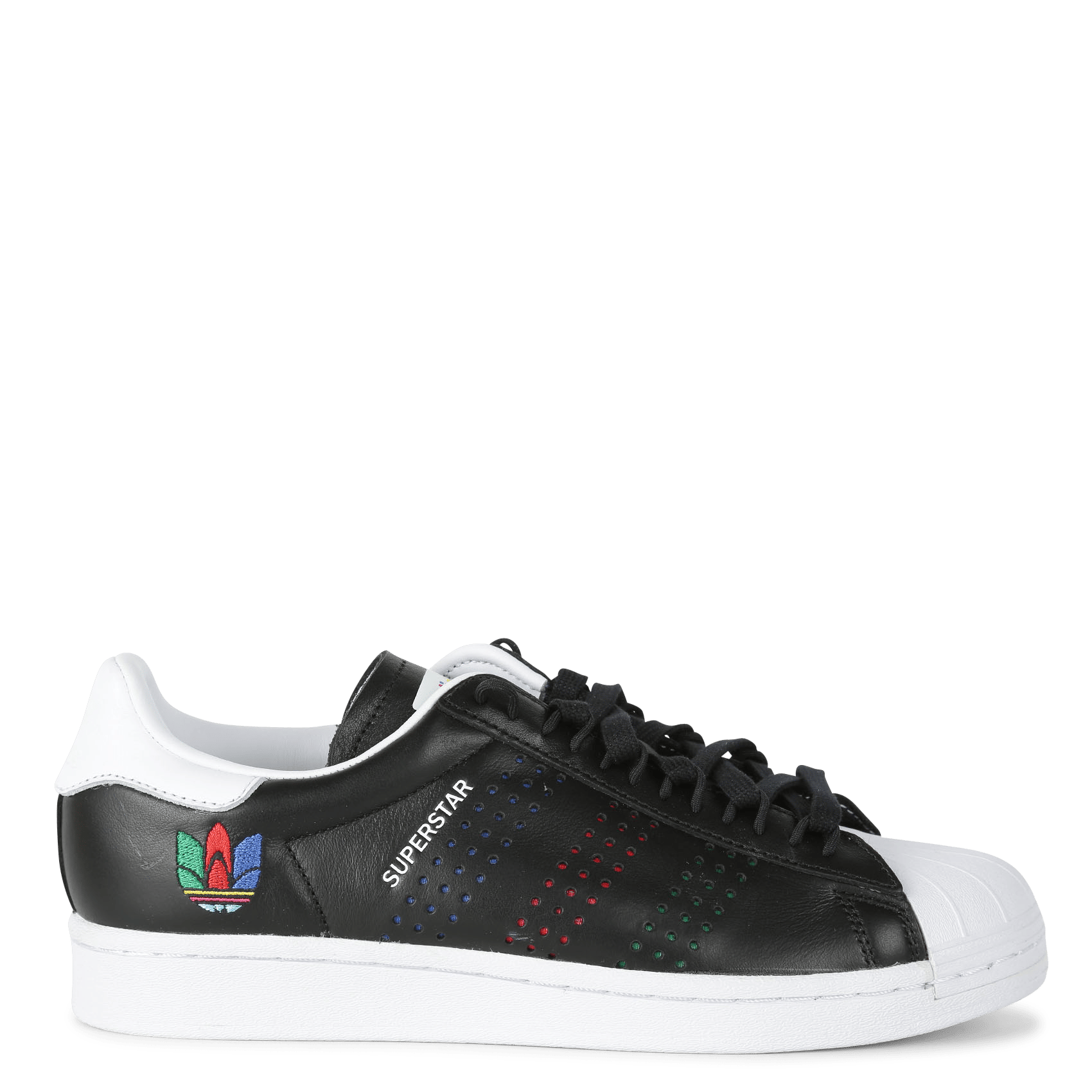 Adidas Superstar In Pelle Bicolore Cblack/green/ftwwht Adidas - Donna |  Place des Tendances
