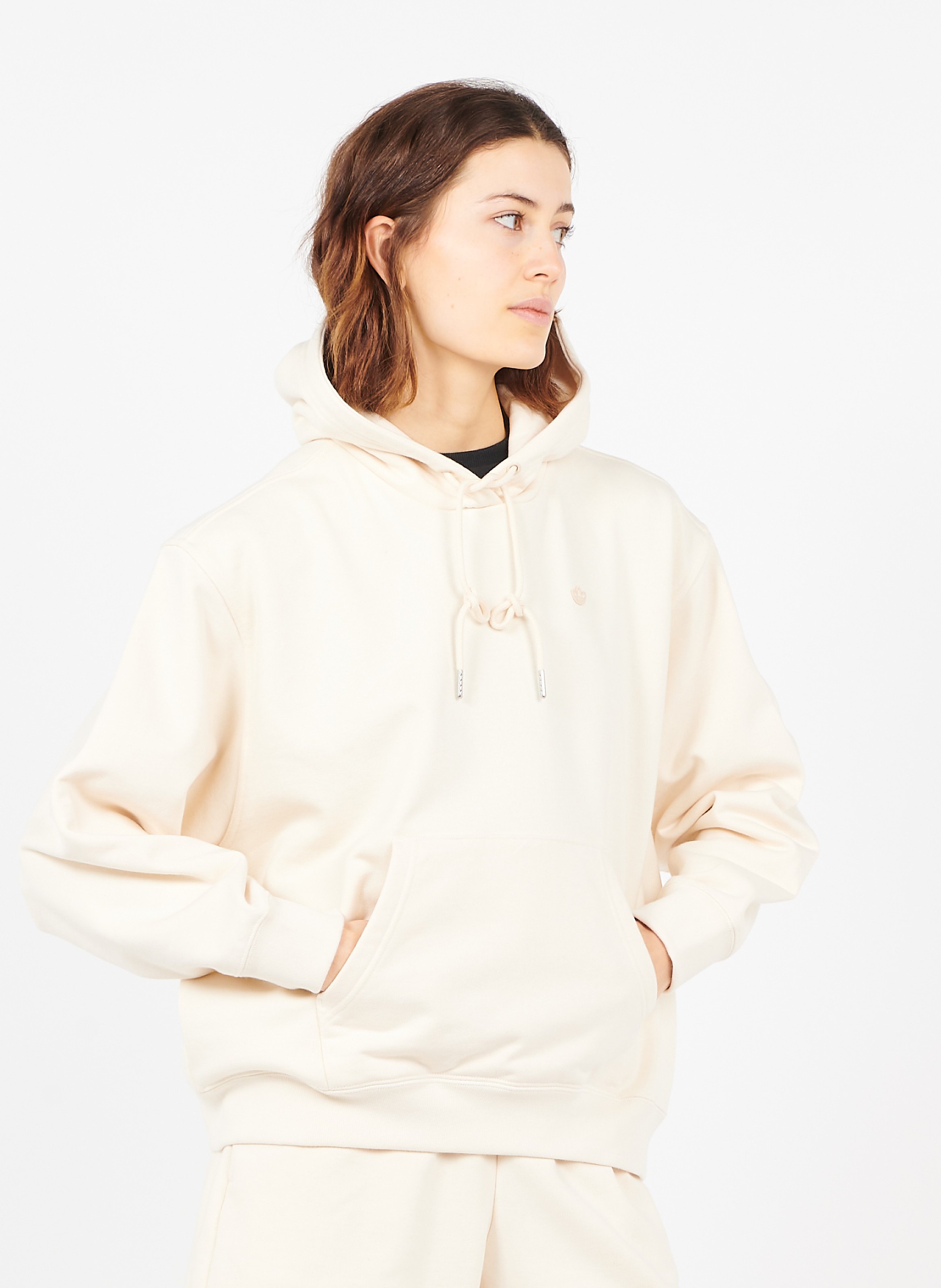 Felpa Ricamata Con Cappuccio In Cotone Nondye Adidas - Donna | Place des  Tendances