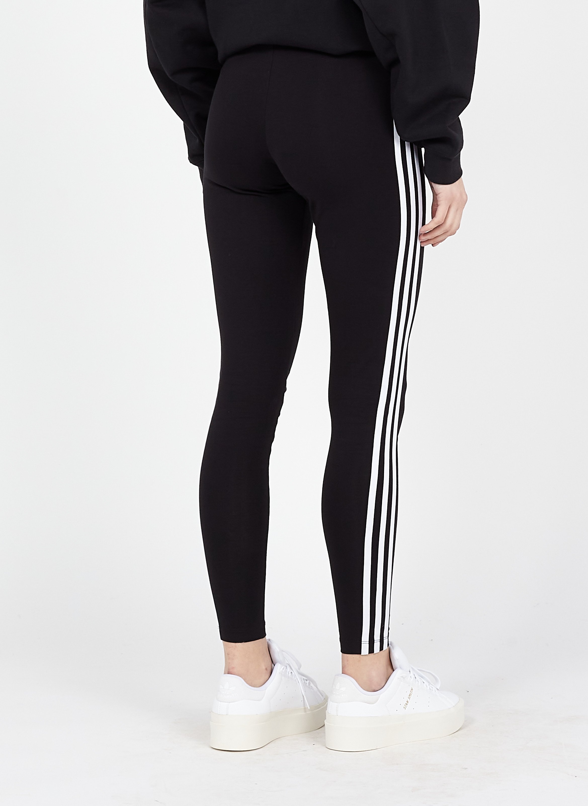 Leggings Sportivi In Cotone Black Adidas - Donna | Place des Tendances
