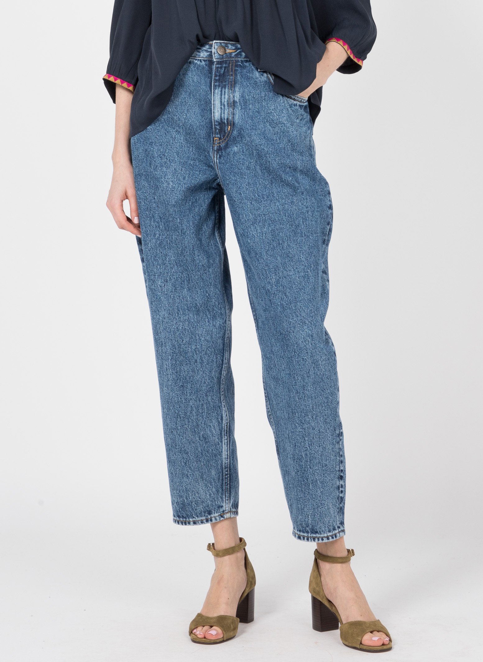 Jeans Dritti A Vita Alta Blue Stone American Vintage - Donna | Place des  Tendances