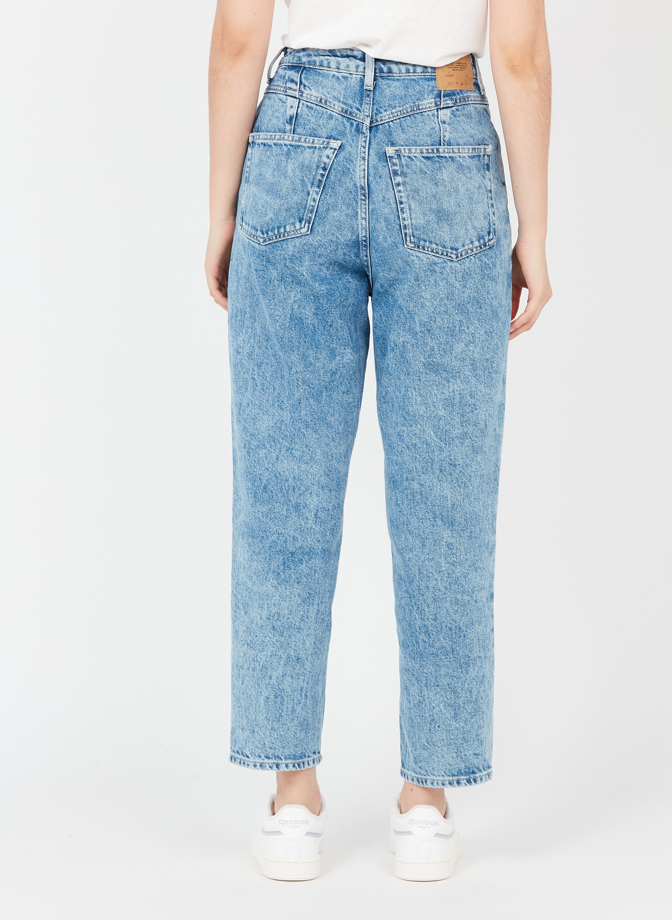 Jeans Larghi A Vita Alta Stone Bleu Clair American Vintage - Donna | Place  des Tendances
