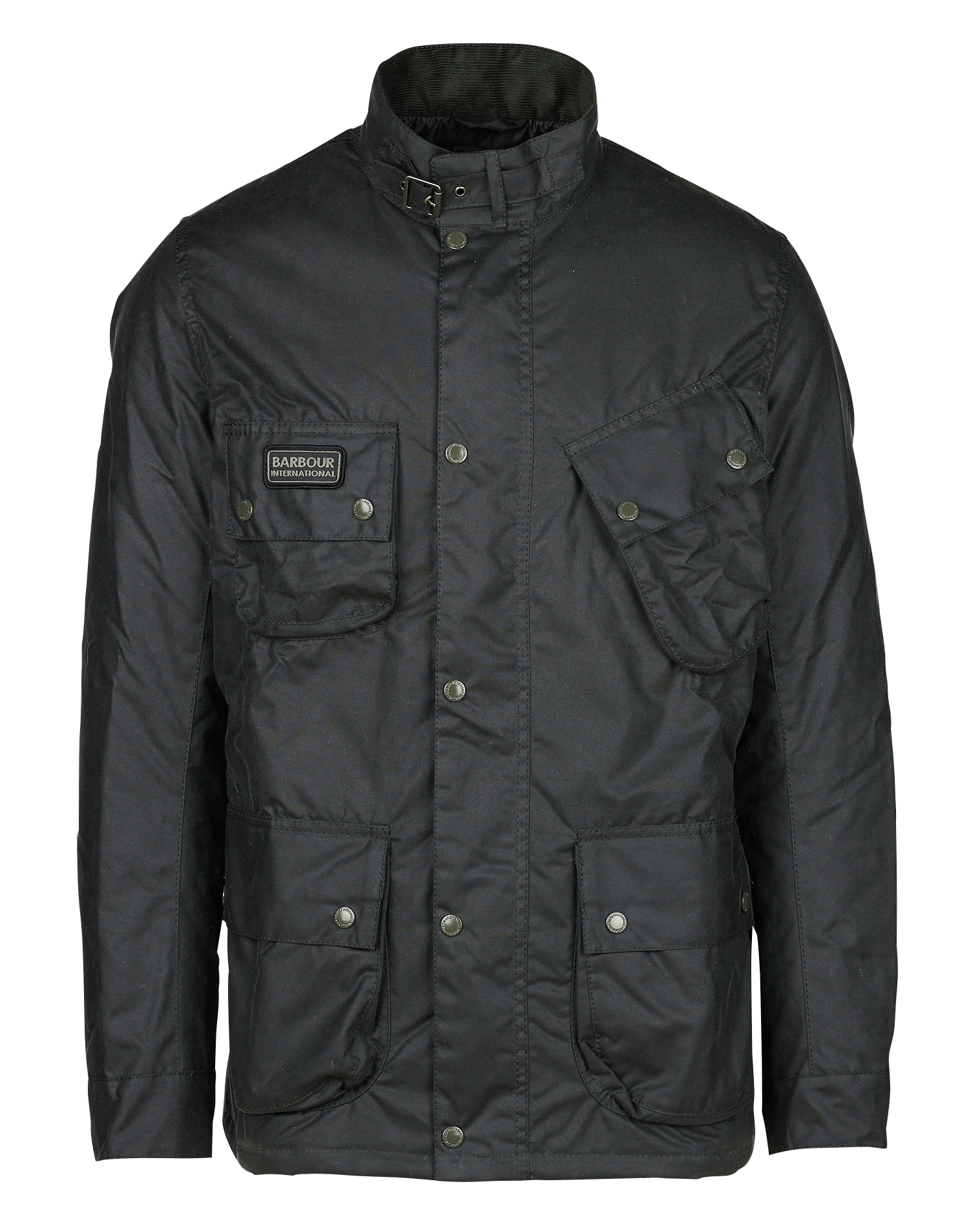 zipper on left side of jacket