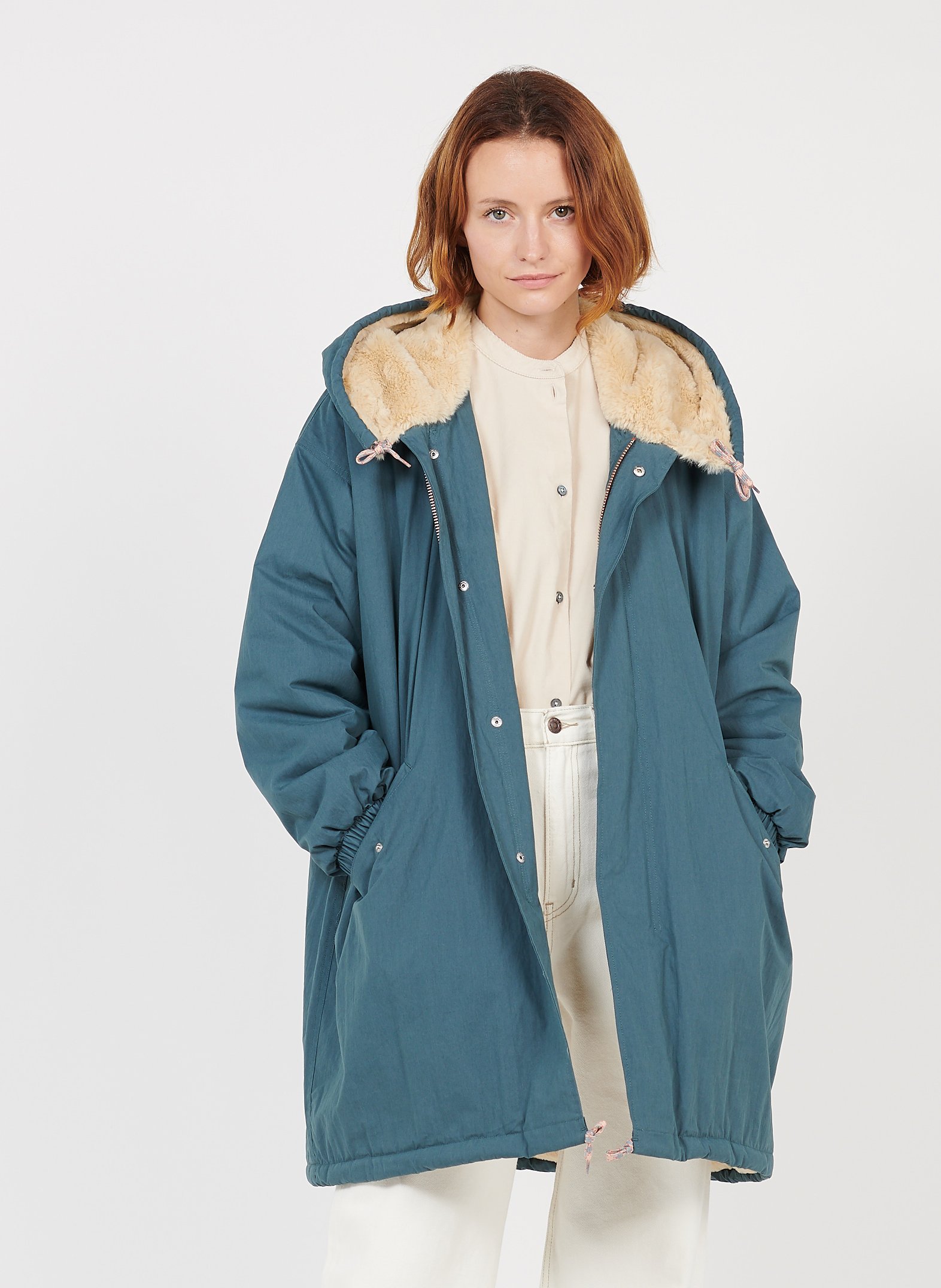 cappotto donna cotone