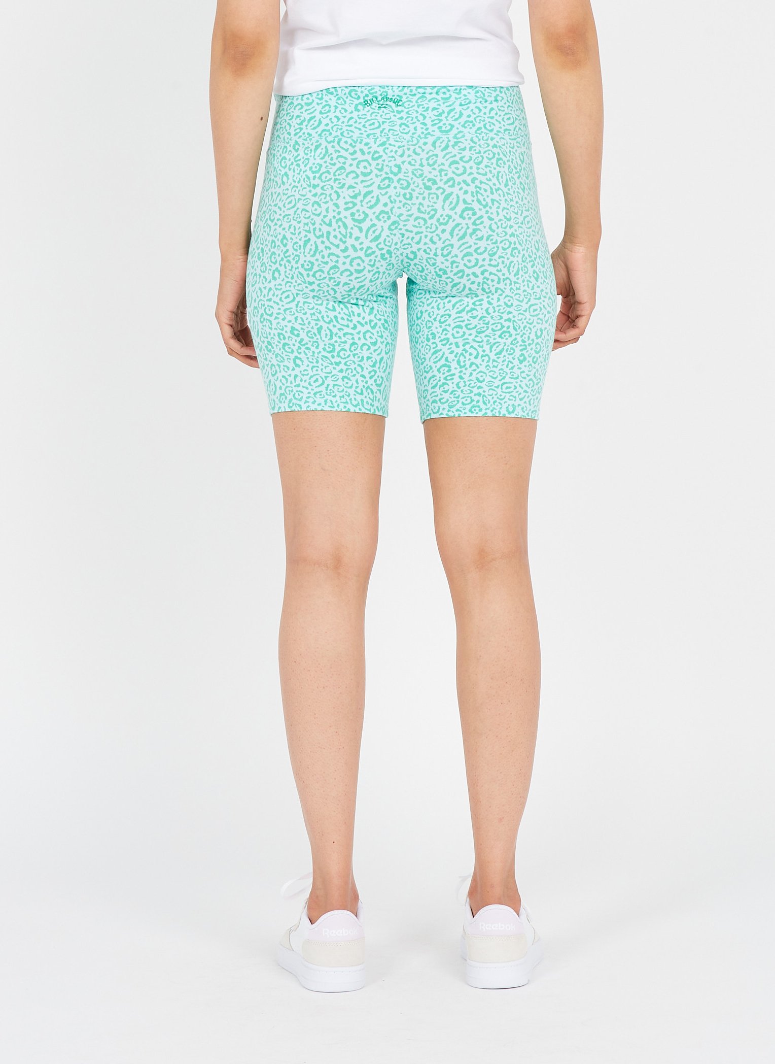 Pantaloncini Ciclista In Cotone Stretch Leopardati Tropical Green Billabong  - Donna | Place des Tendances