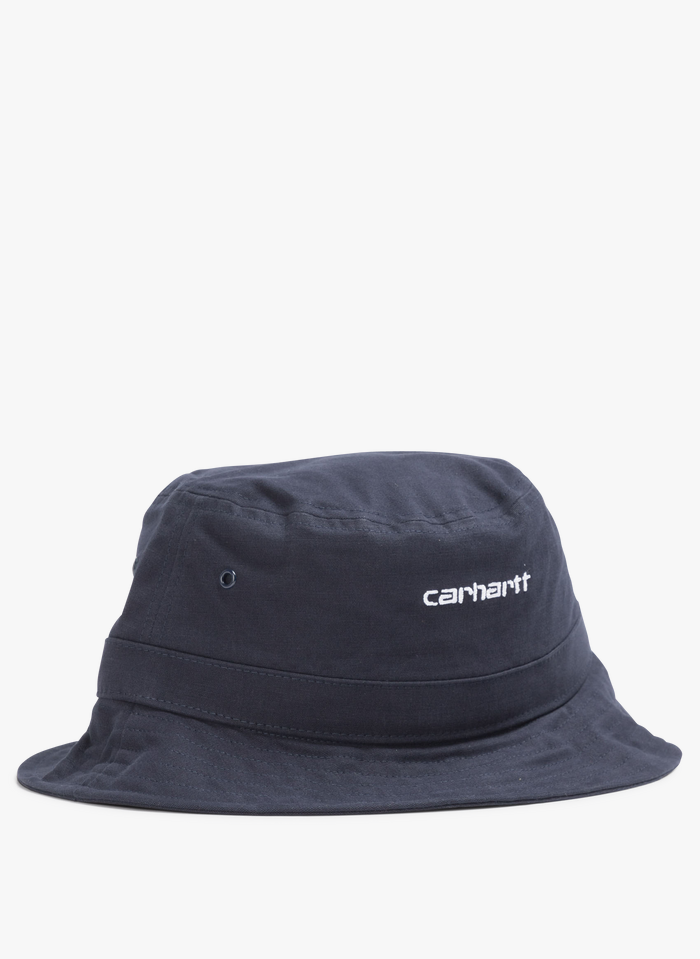 CARHARTT WIP Cappellino bob ricamato in cotone Blu