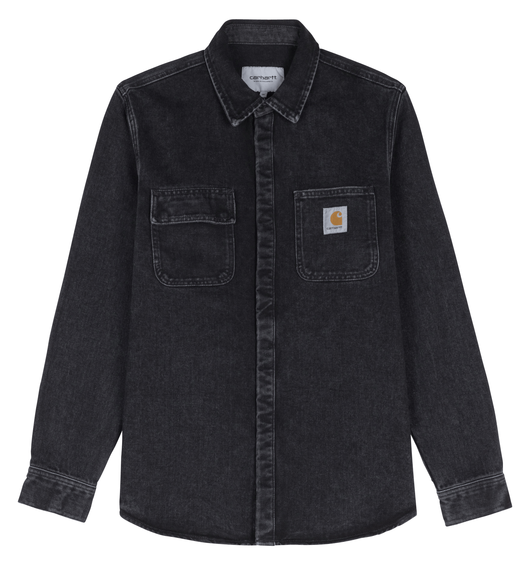 Overshirt Regular Fit In Jeans Black Carhartt Wip - Uomo | Place des  Tendances