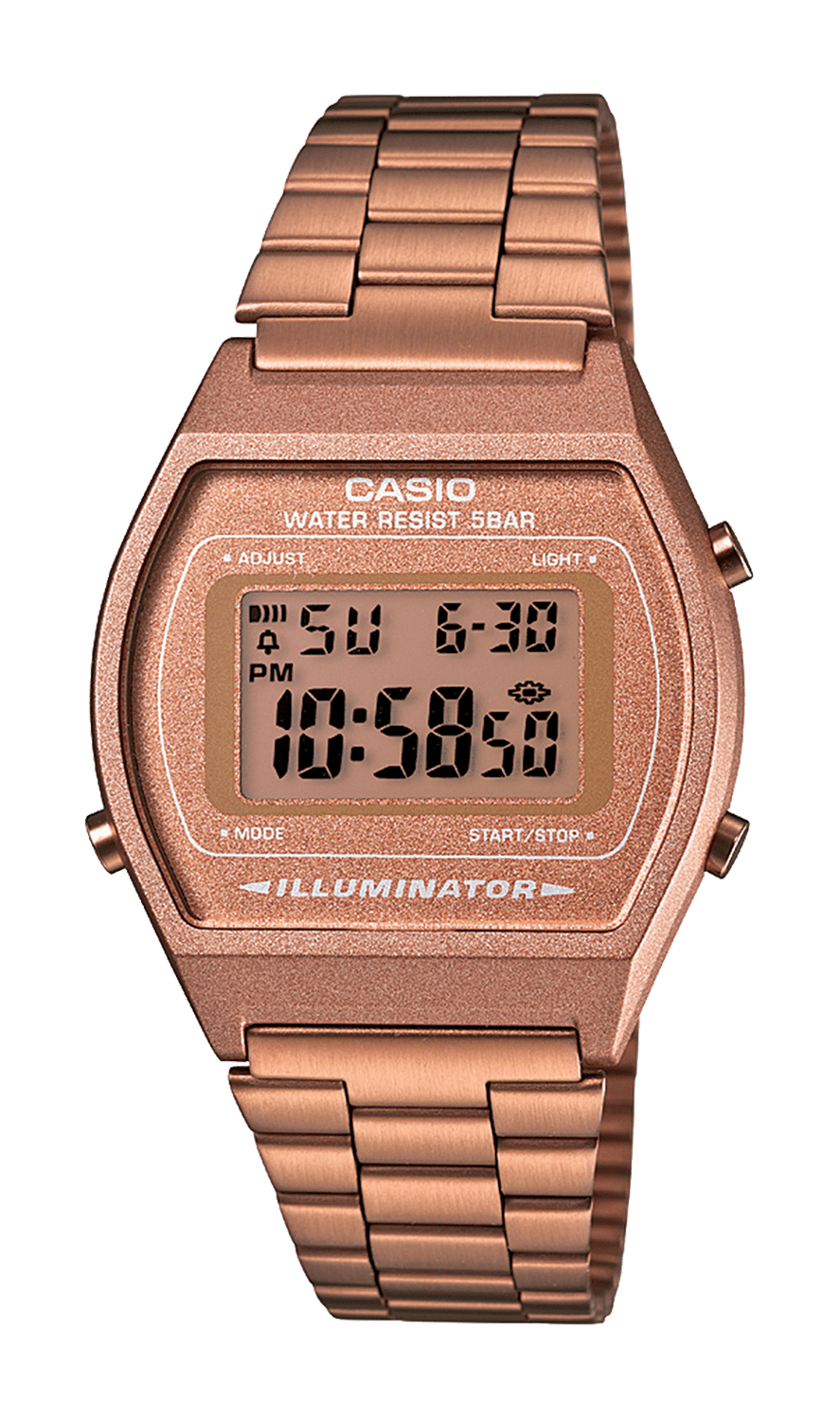 Montre Casio Vintage B640wc Rose Gold Casio Vintage - Donna | Place des  Tendances