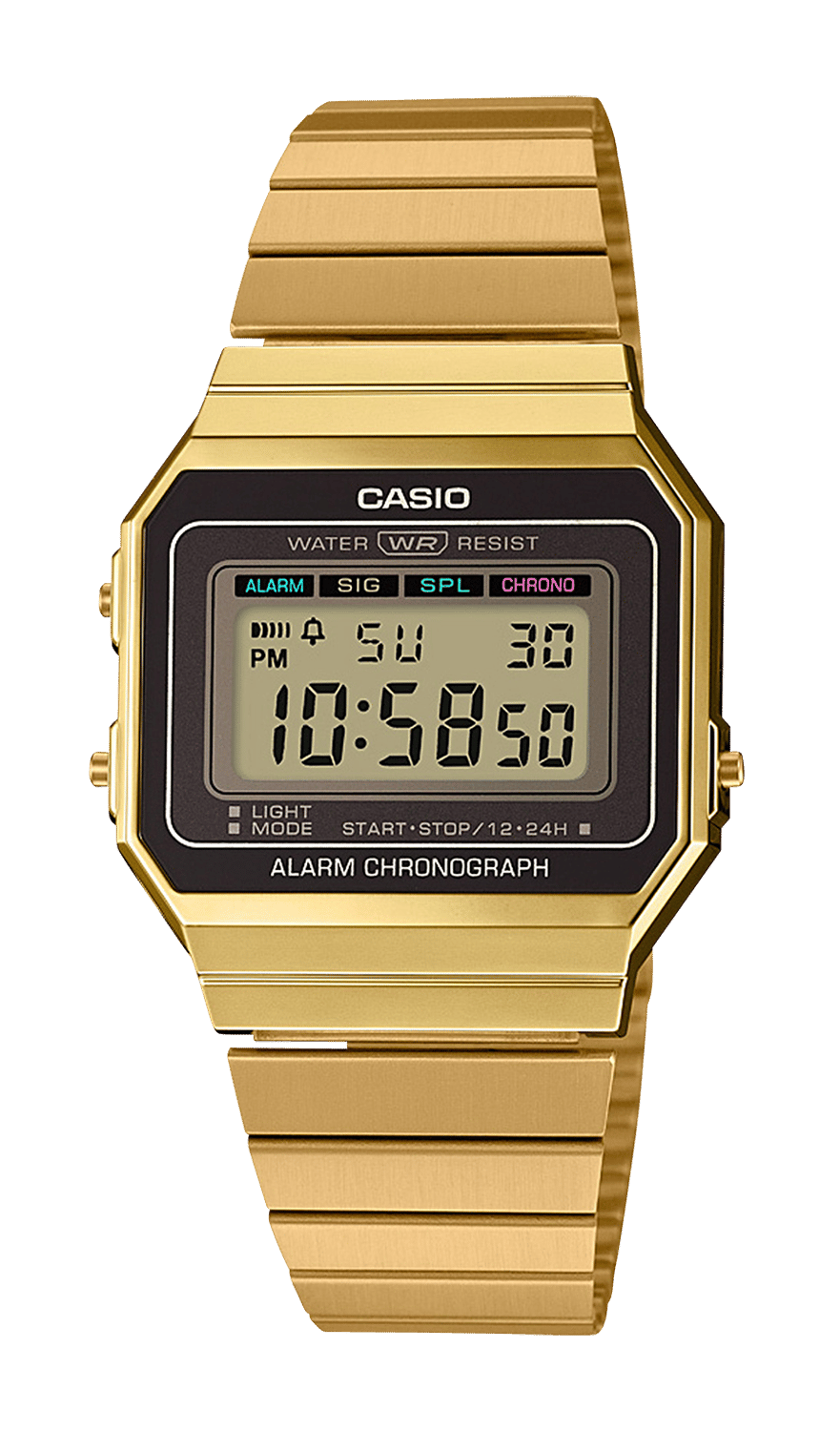 Orologio Casio Vintage In Acciaio Dore Casio Vintage - Donna | Place des  Tendances
