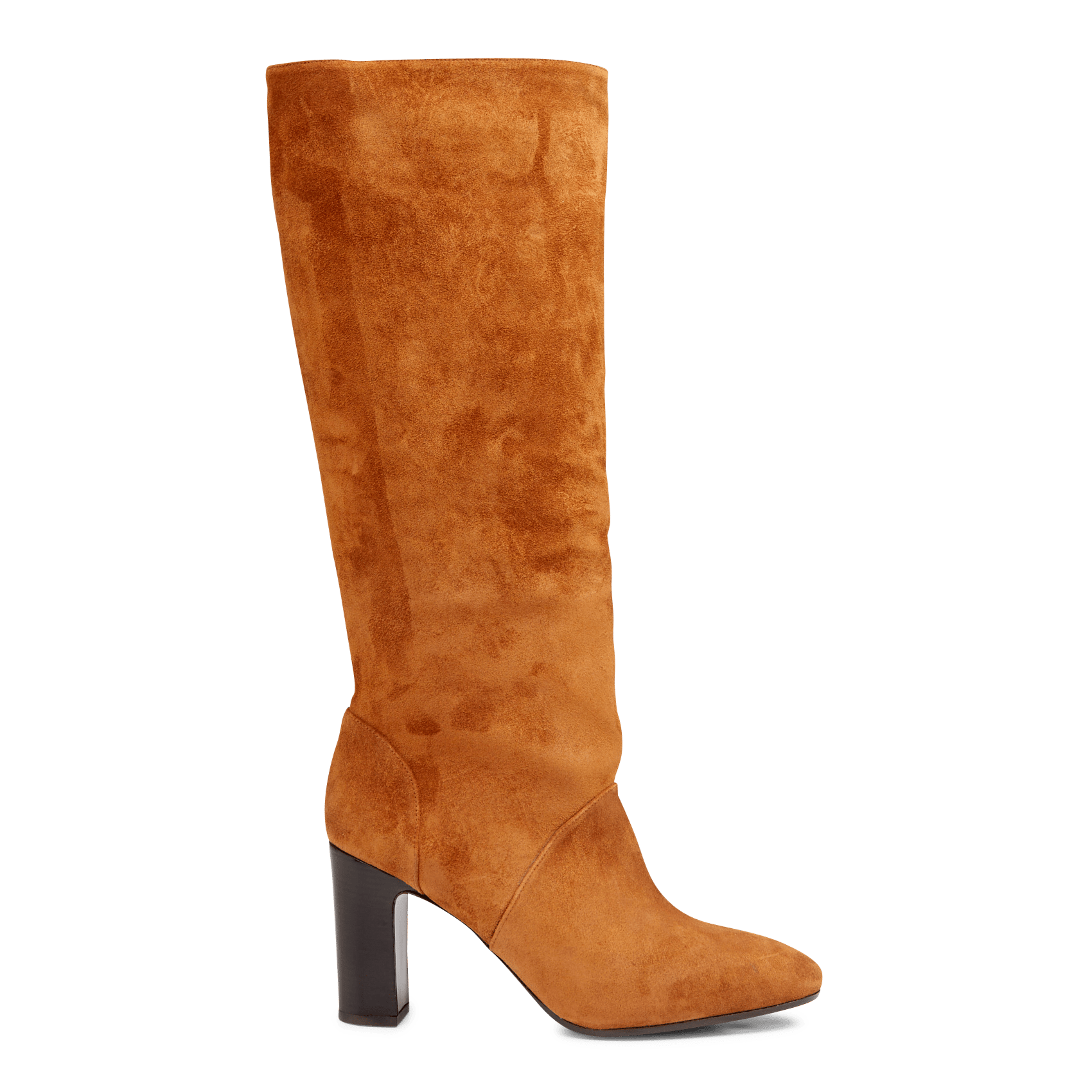 stivali marroni tacco