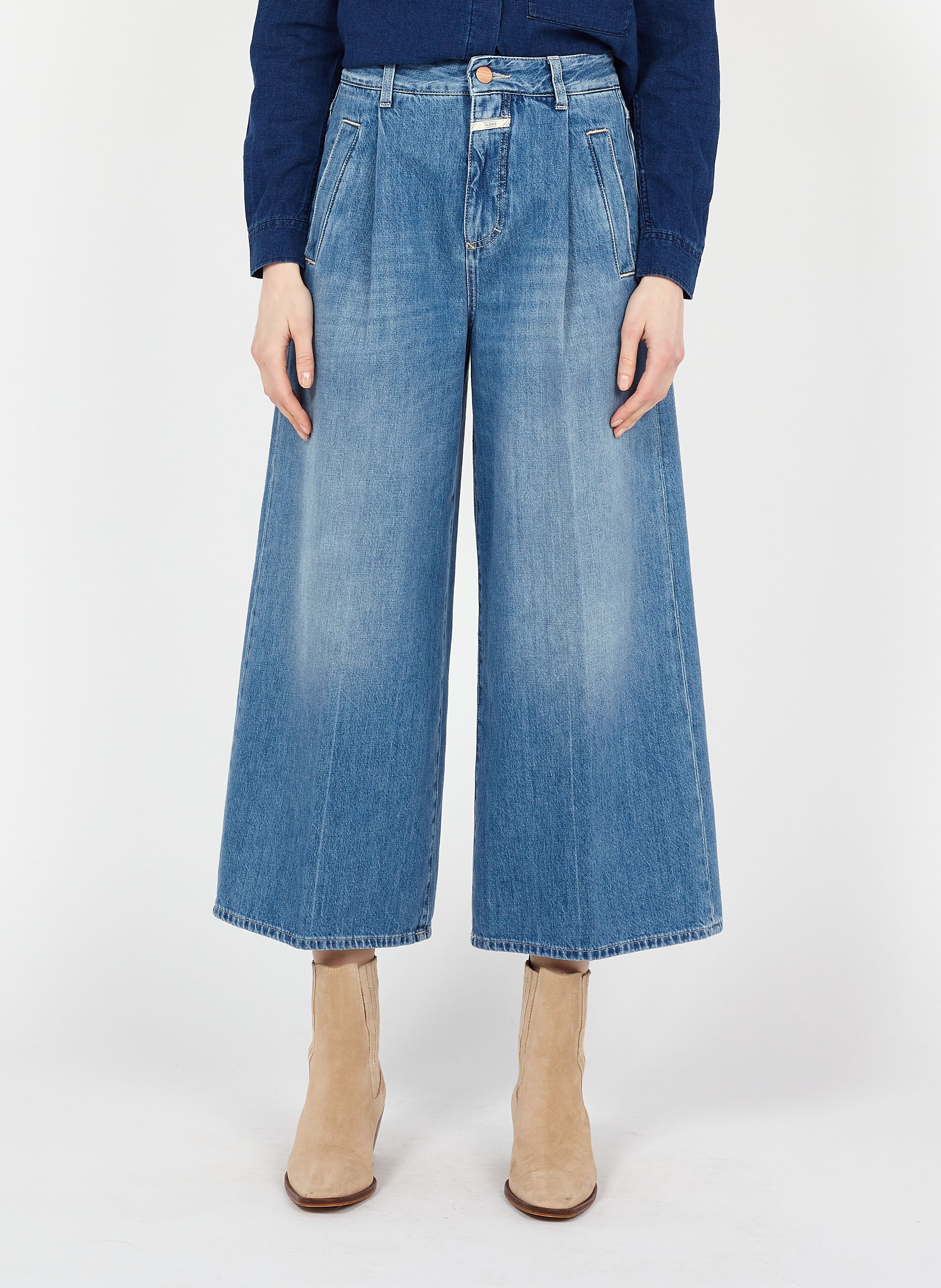 Jeans Larghi Mid Blue Closed - Donna | Place des Tendances