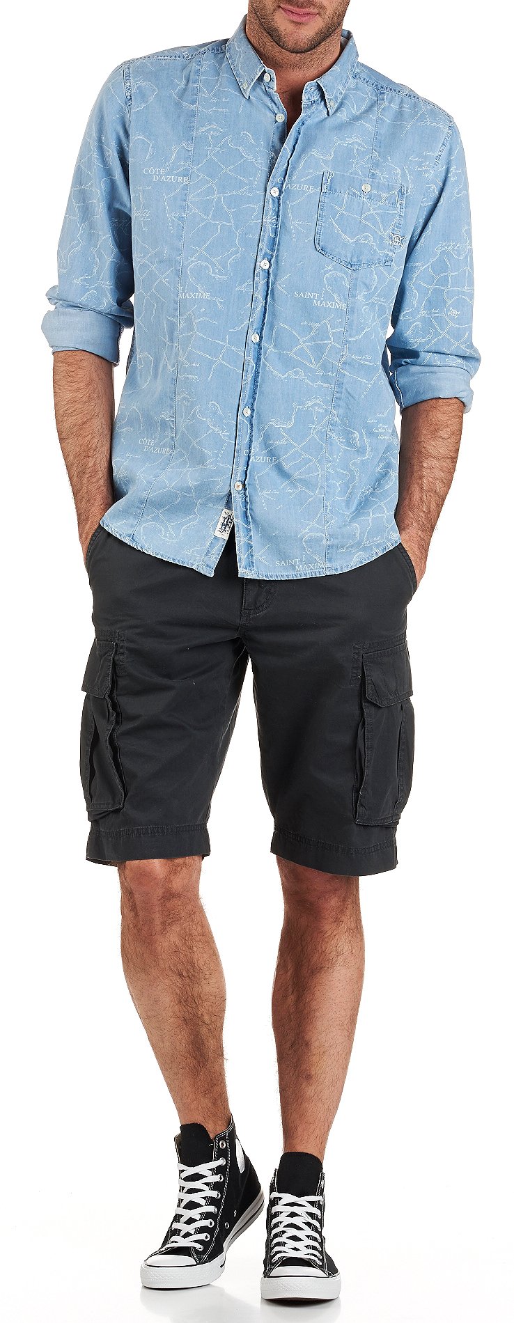 Converse All Star Montantes En Toile Noir Converse - Uomo | Place des  Tendances