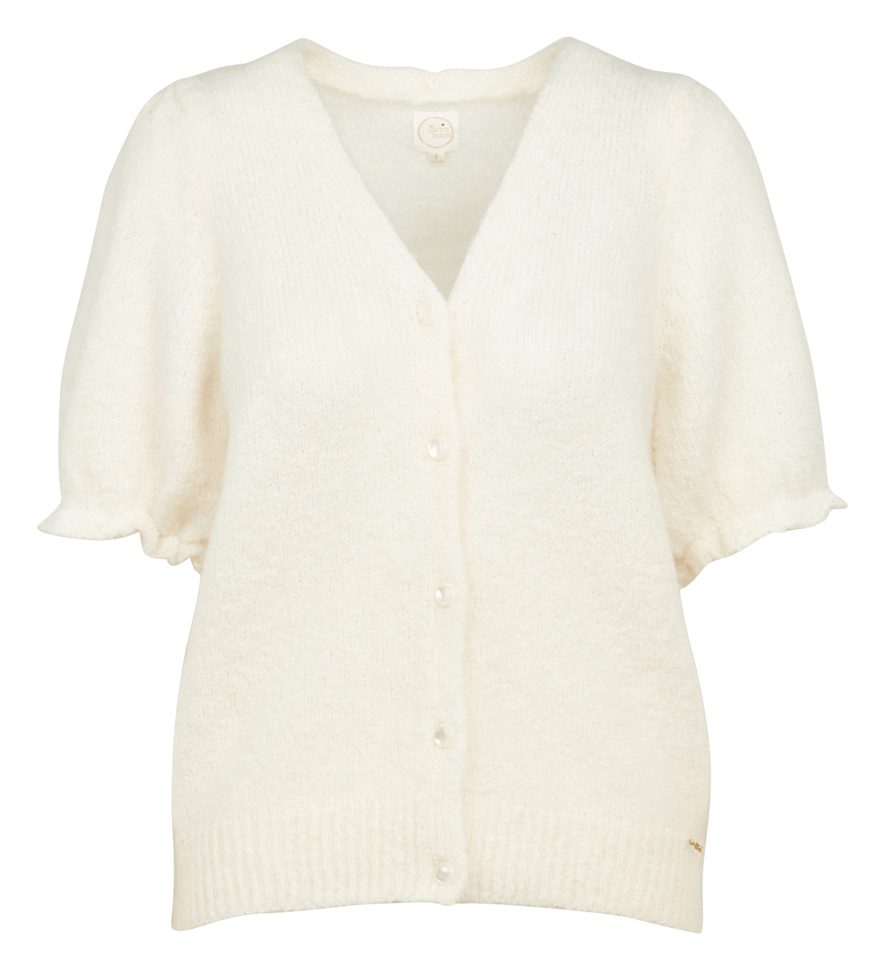 Cardigan misto mohair a motivi animalier NERO, SAINT LAURENT  |Danielloboutique.it