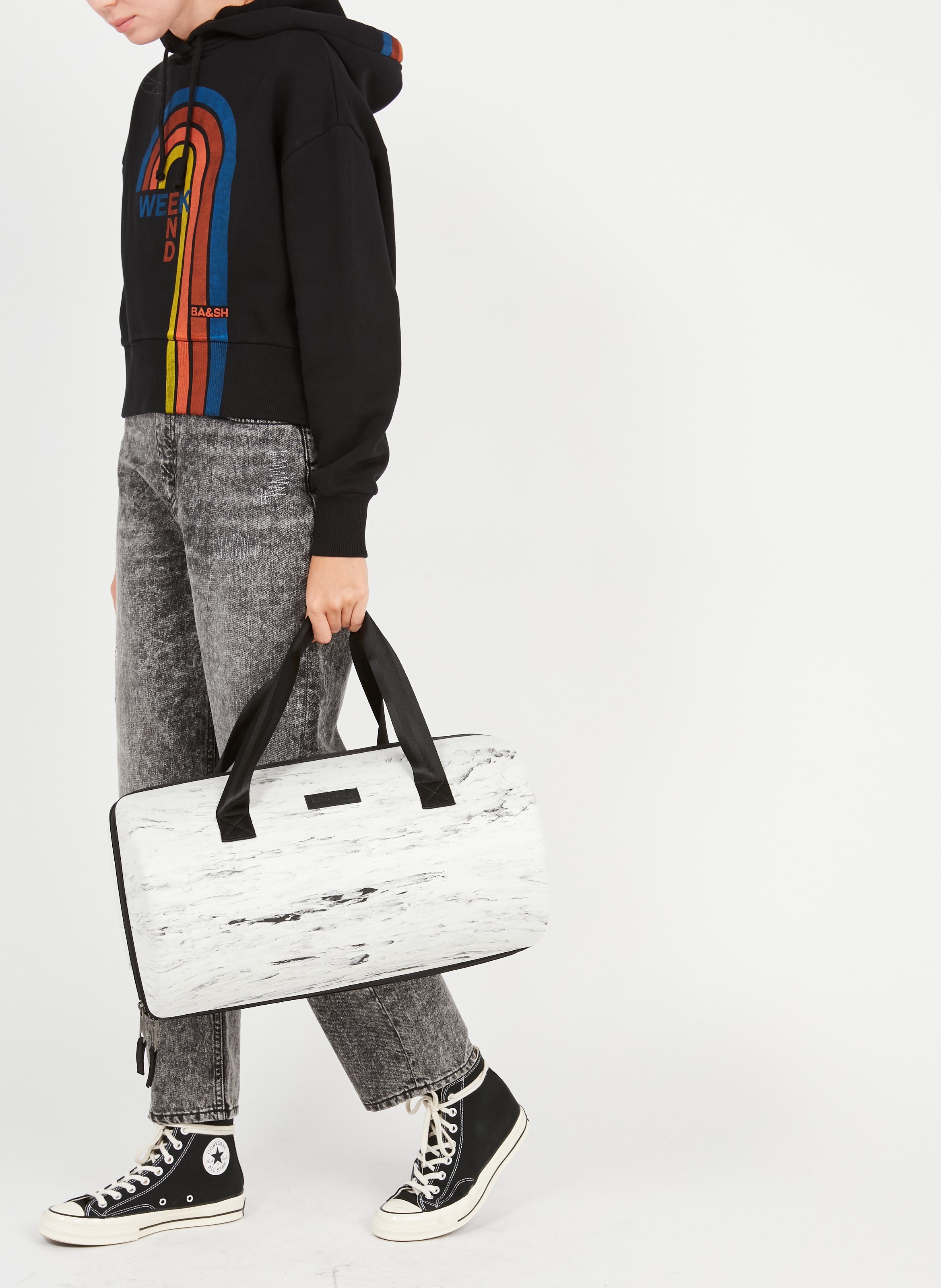 Borsa A Spalla Rigida Shell Marble Eastpak - Donna | Place des Tendances