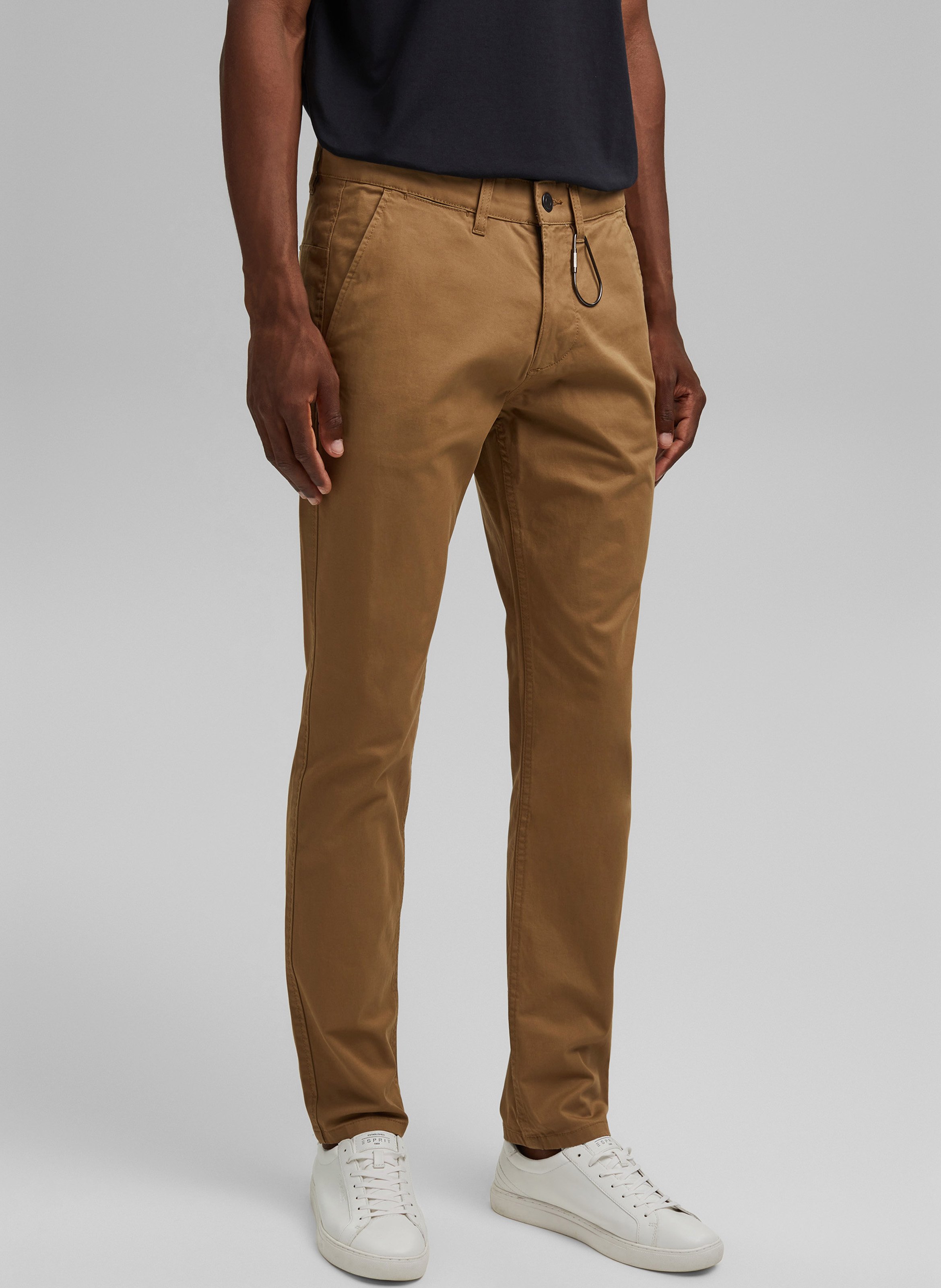 Pantaloni Chino Dritti Camel Esprit - Uomo | Place des Tendances
