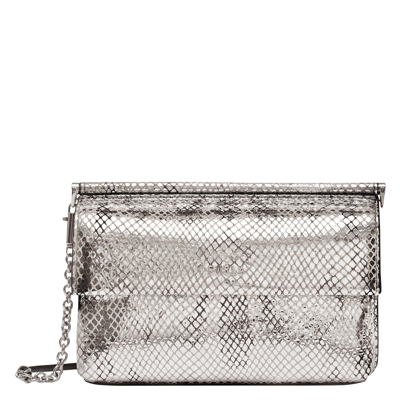Donna Furla EVENING COLOR ARGENTO (METALLIZZATO) | Pochette —  Ilsolecooperativa