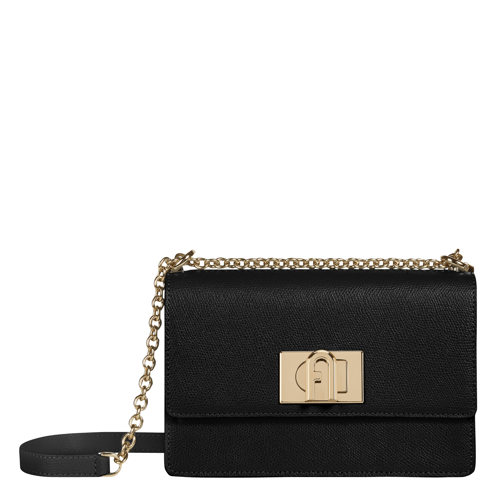 Mini Borsa A Tracolla In Pelle Metallizzata Light Gold Furla - Donna |  Place des Tendances