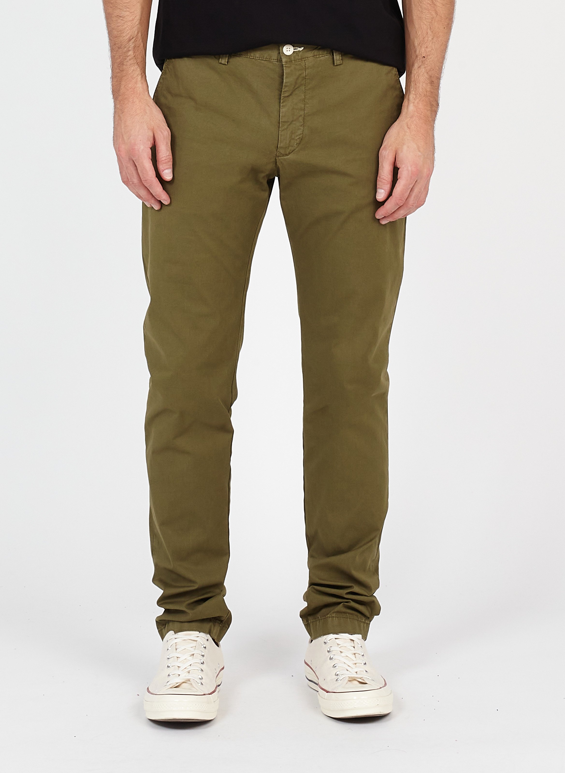 Pantaloni Chino Dritti In Cotone Stretch Vert Anglais Gant - Uomo | Place  des Tendances