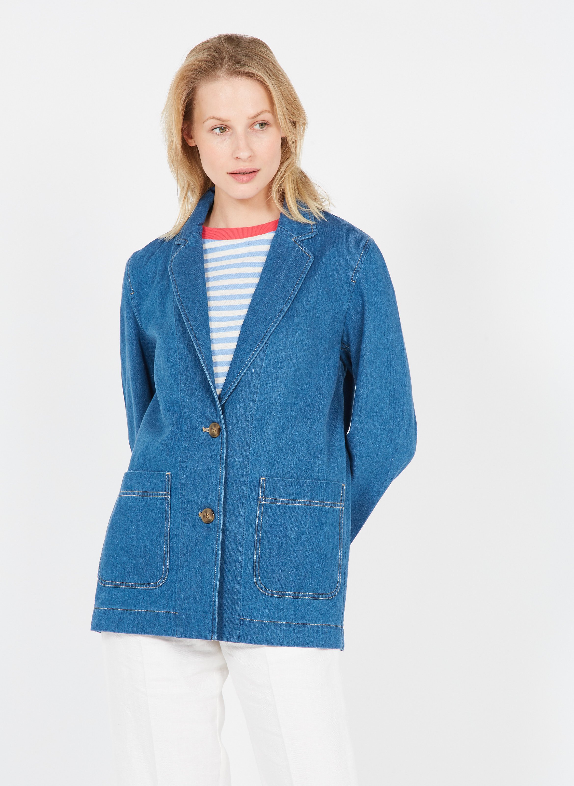 Blazer In Denim Di Cotone Jeans Gerard Darel - Donna | Place des Tendances