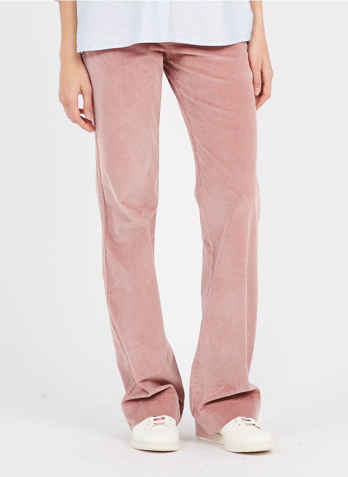 HER Pantaloni larghi in velluto a coste Rosa