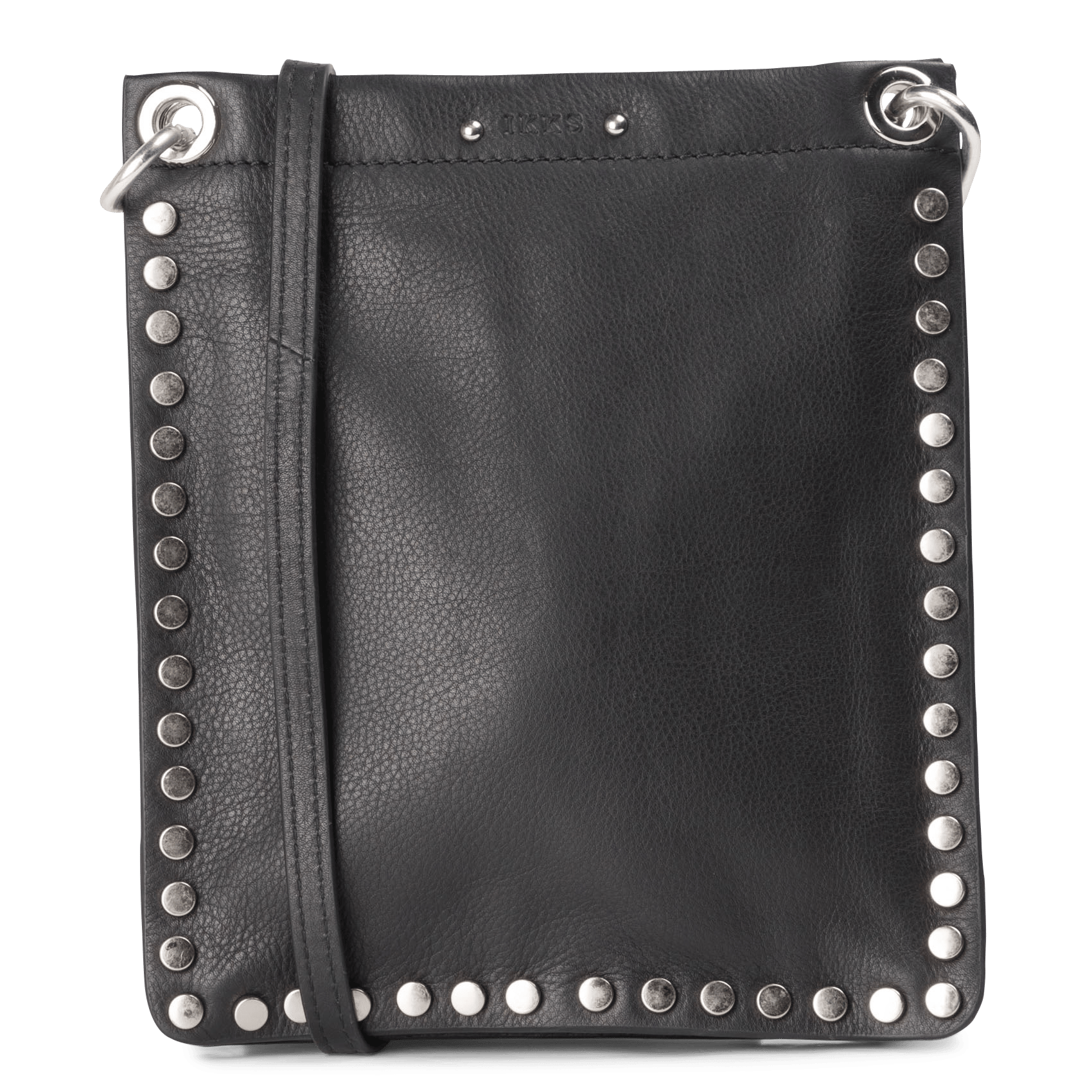 Donna Pochette In Pelle Con Borchie Nero | Borse Bata * ARQA