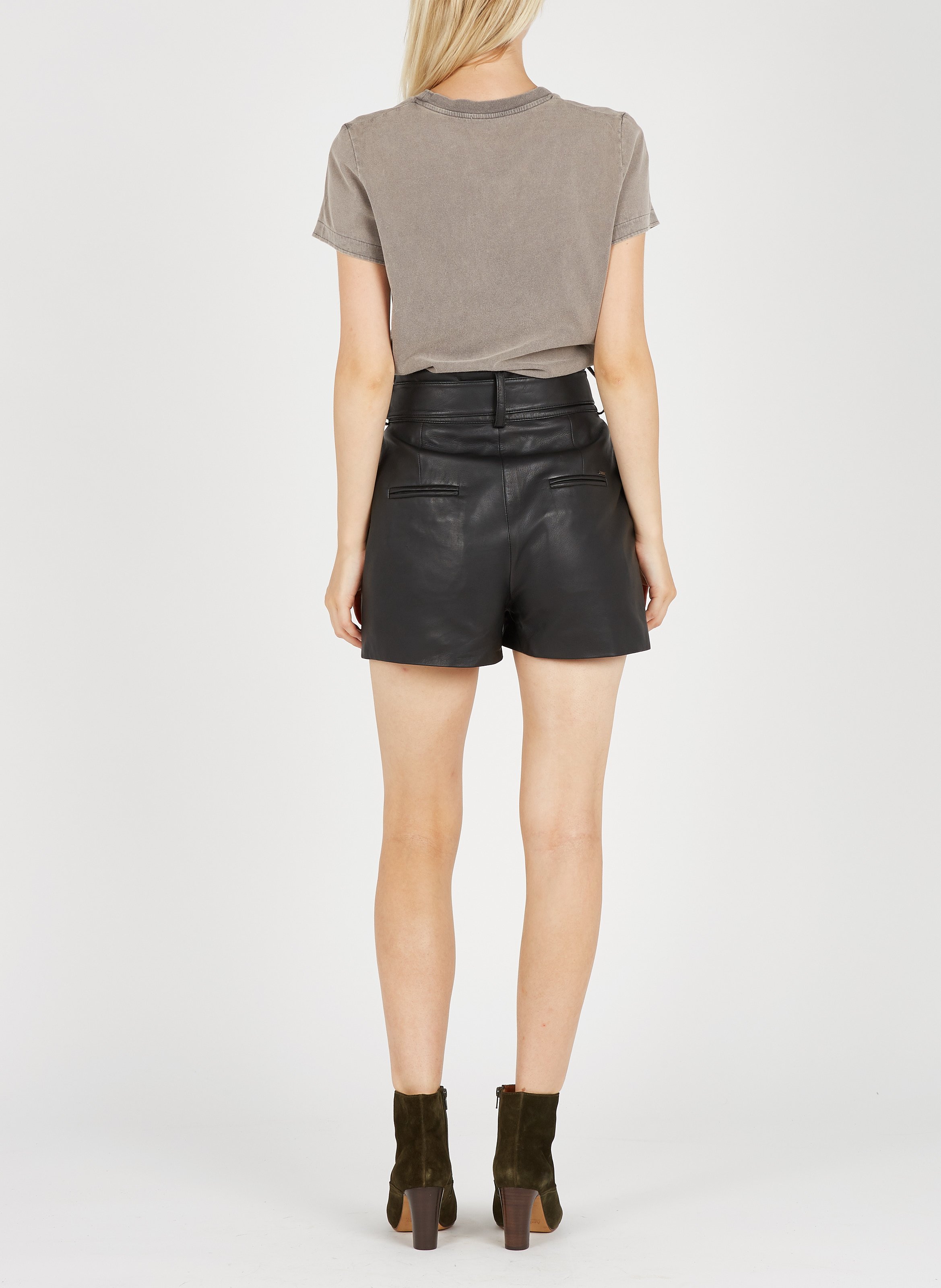 Shorts | Short In Pelle Sintetica \